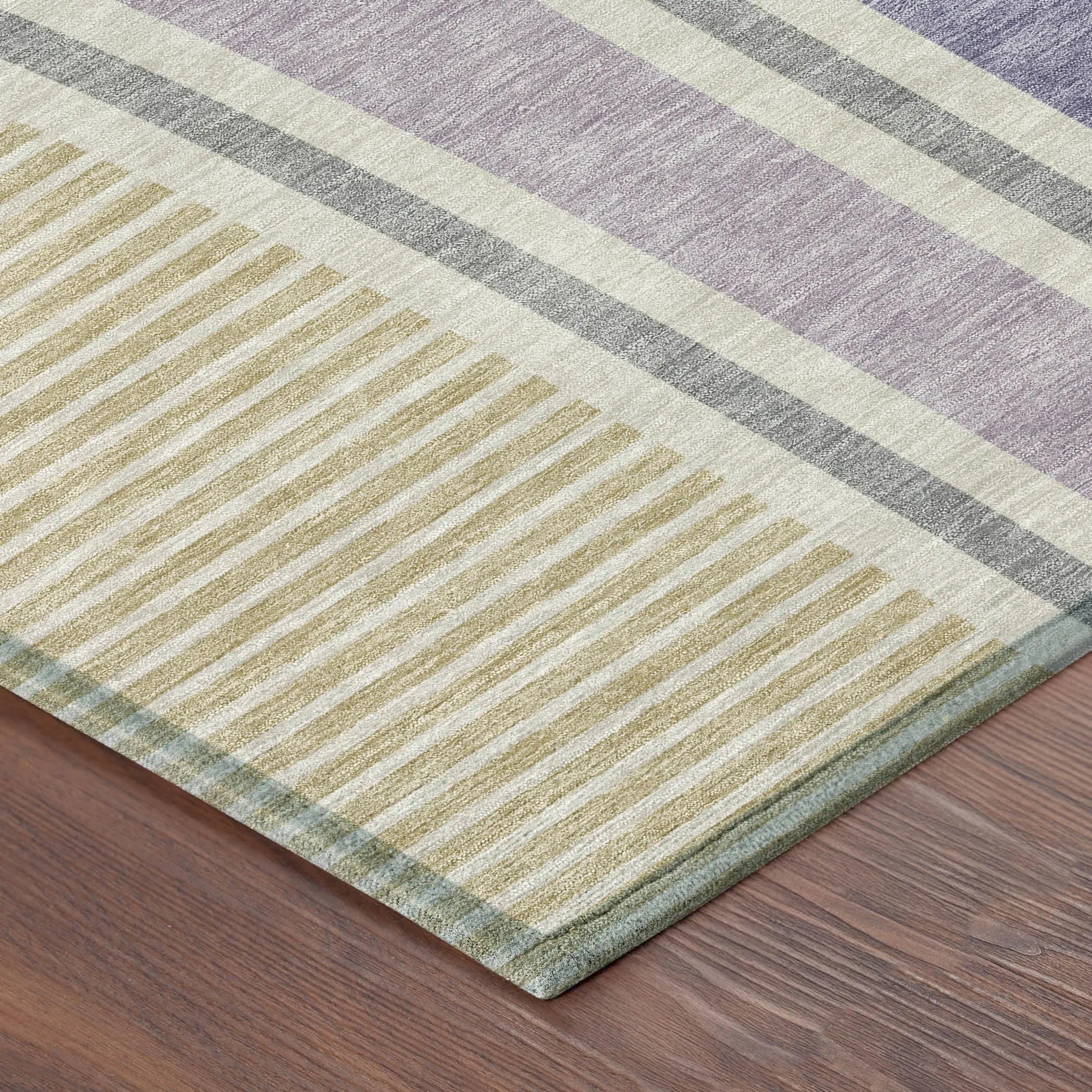 8' X 10' Purple And Lavender Geometric Washable Indoor Outdoor Area Rug Homeroots Outdoor