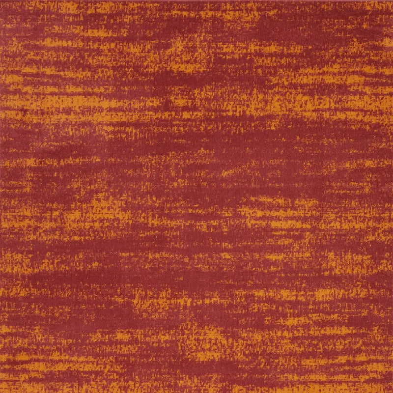 8' X 10' Red And Orange Abstract Indoor Outdoor Area Rug Homeroots Outdoor