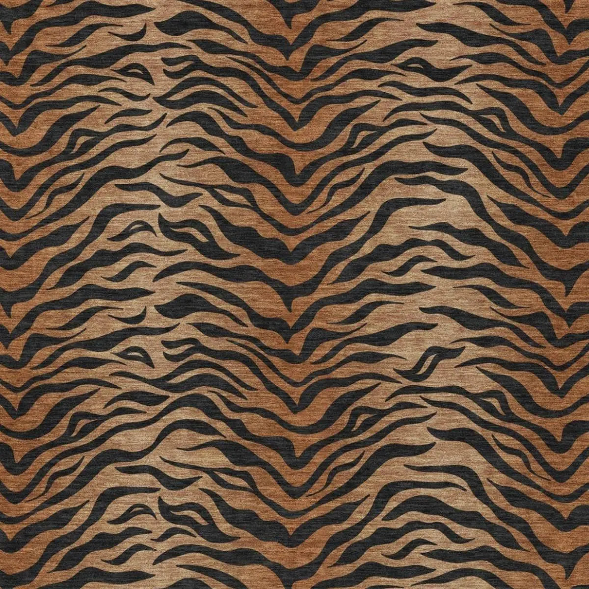 8' X 10' Rust And Orange Animal Print Washable Indoor Outdoor Area Rug Homeroots Outdoor