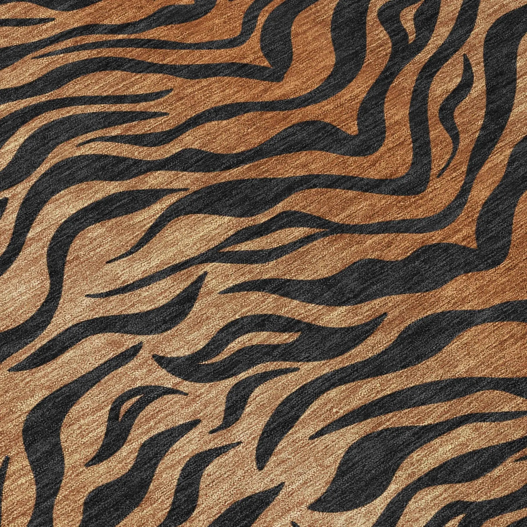 8' X 10' Rust And Orange Animal Print Washable Indoor Outdoor Area Rug Homeroots Outdoor