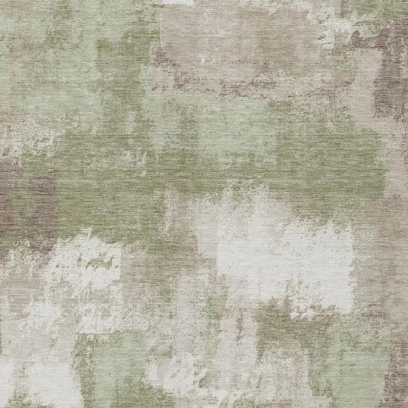 8' X 10' Sage And Green Abstract Washable Indoor Outdoor Area Rug Homeroots Outdoor
