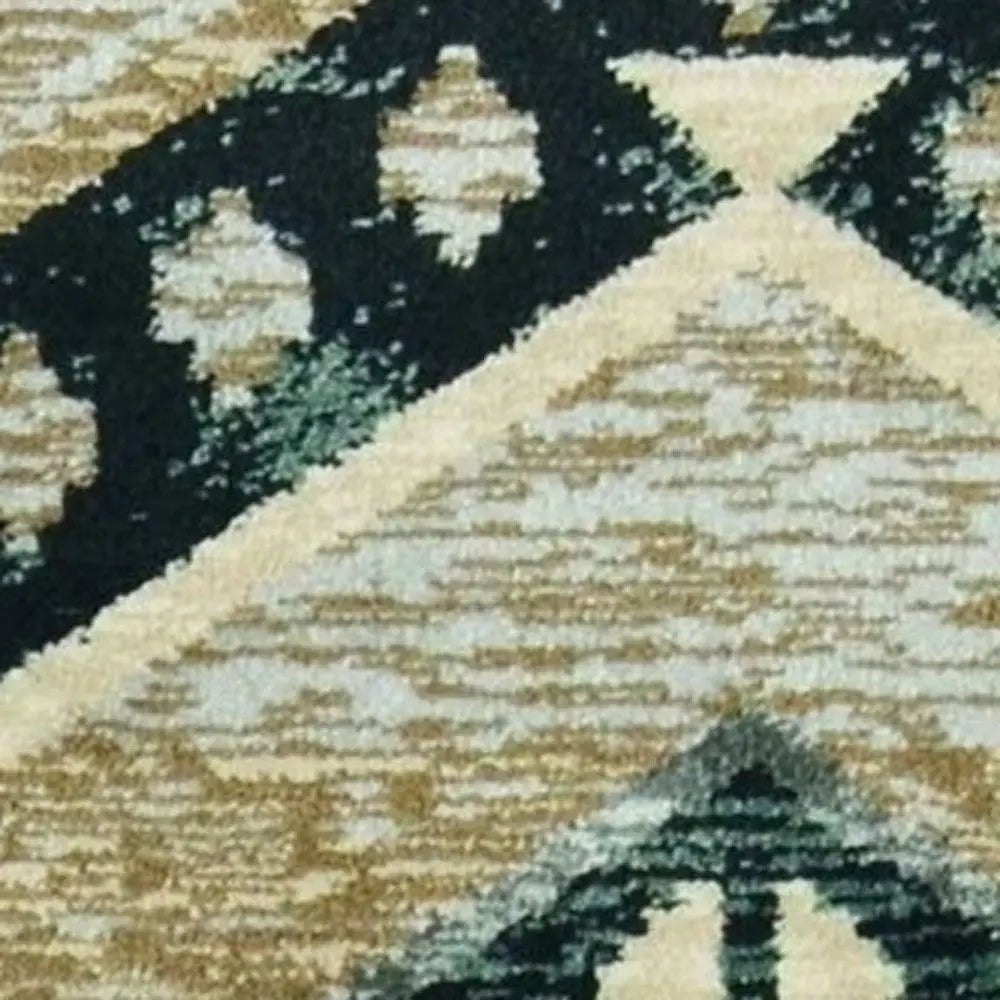 8' X 10' Seafoam Lodge Area Rug Homeroots Outdoor