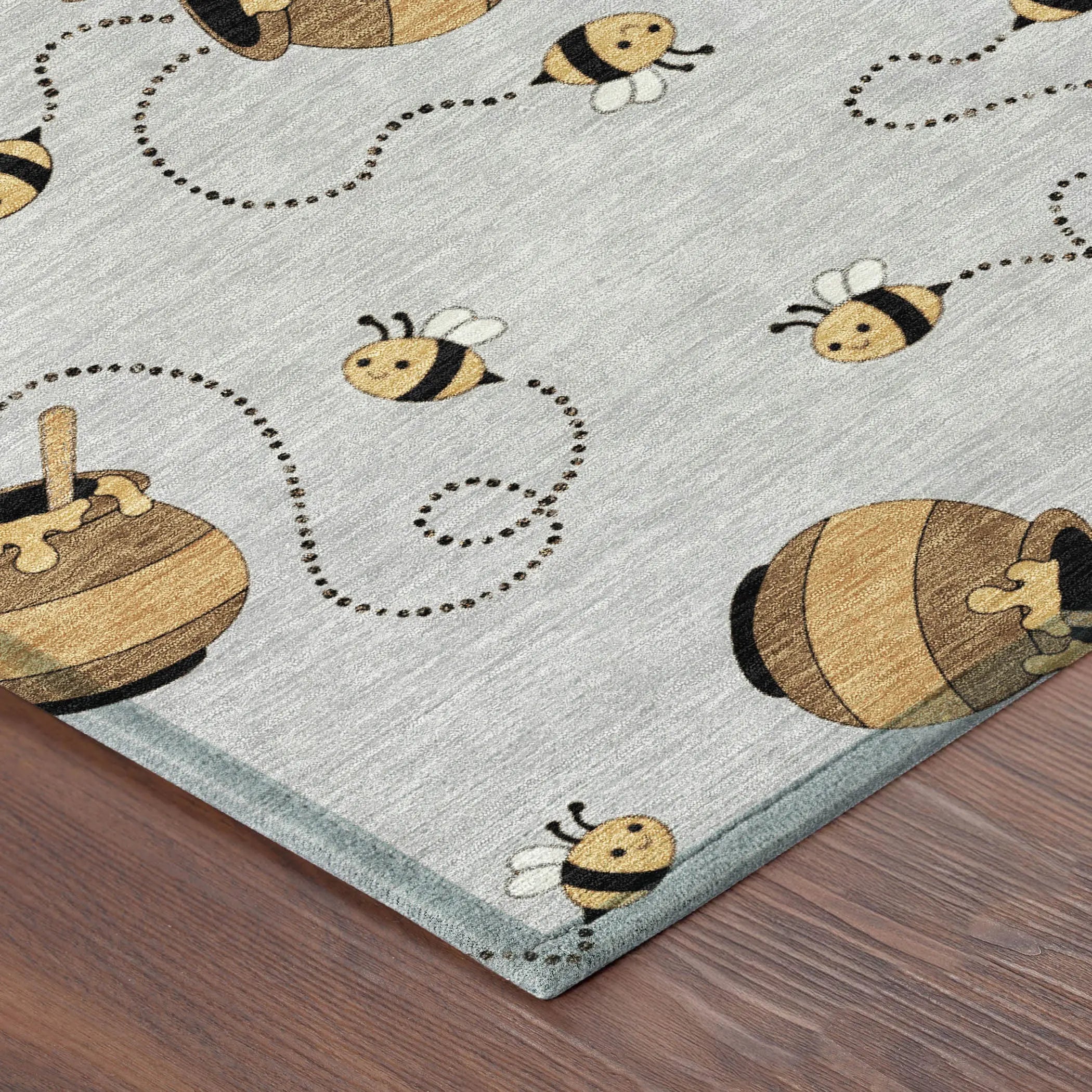 8' X 10' Silver And Beige Geometric Washable Indoor Outdoor Area Rug Homeroots Outdoor