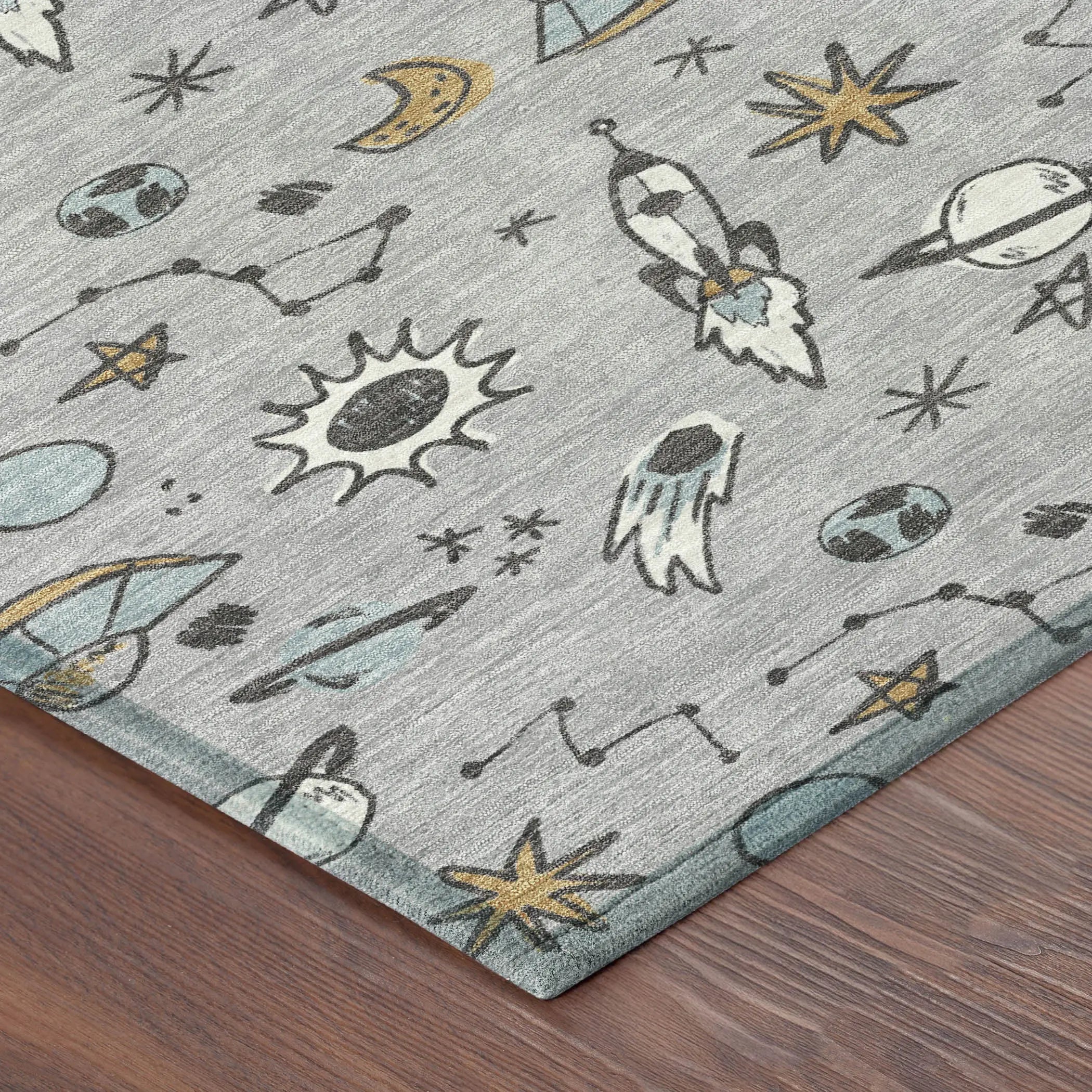 8' X 10' Silver And Gray Animal Print Washable Indoor Outdoor Area Rug Homeroots Outdoor