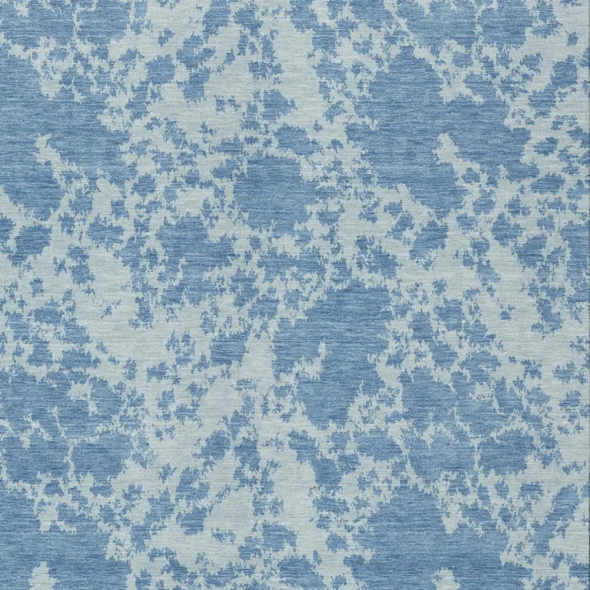 8' X 10' Sky Blue And Blue Abstract Washable Indoor Outdoor Area Rug Homeroots Outdoor