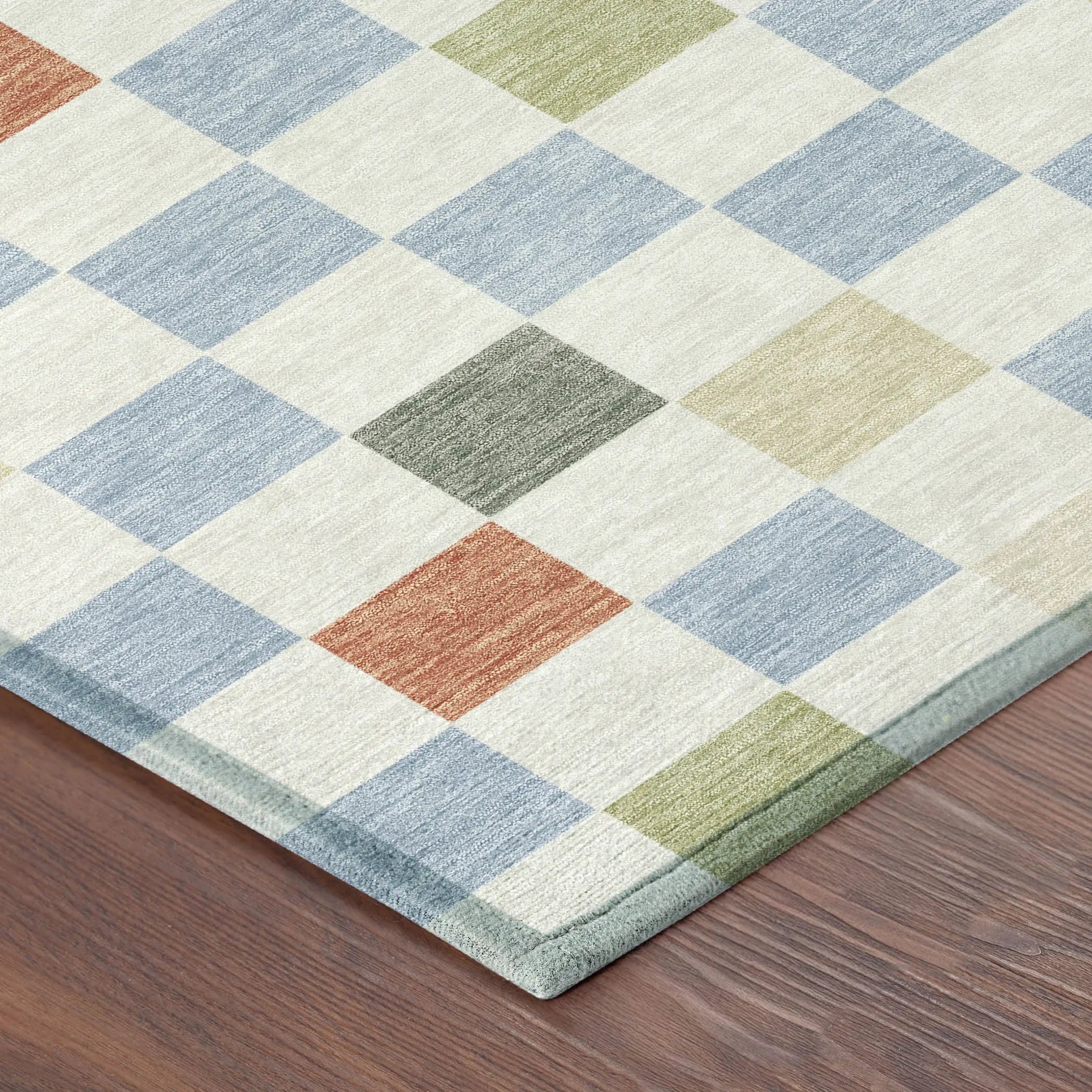 8' X 10' Sky Blue And Gray Geometric Washable Indoor Outdoor Area Rug Homeroots Outdoor