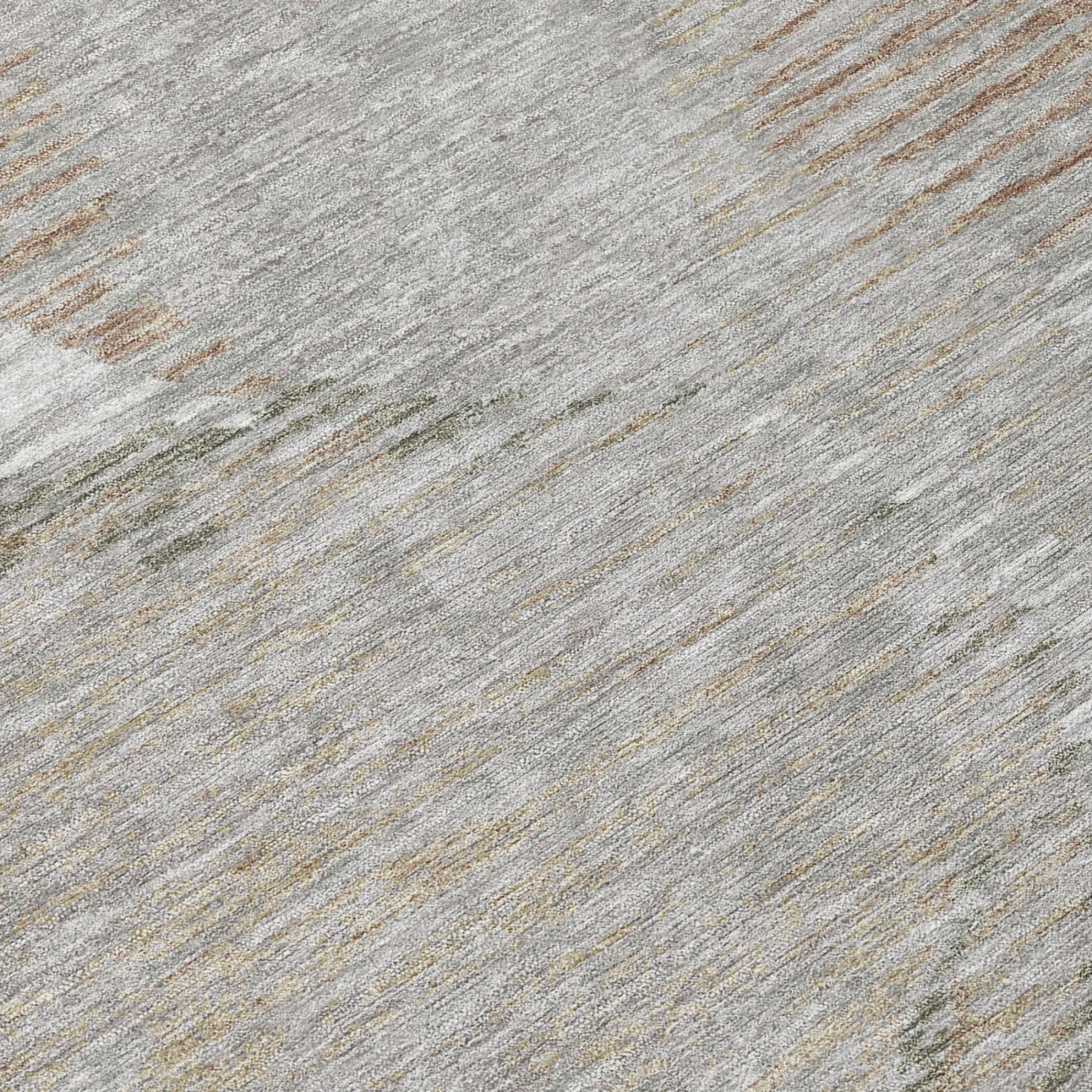 8' X 10' Taupe And Brown Geometric Washable Indoor Outdoor Area Rug Homeroots Outdoor