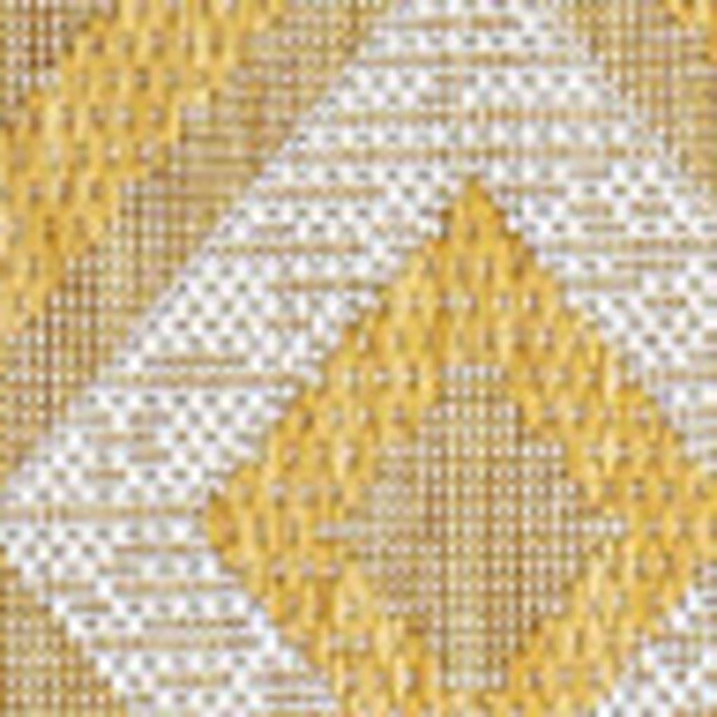 8' X 10' Yellow And Cream Moroccan Indoor Outdoor Area Rug - GreatEagleInc