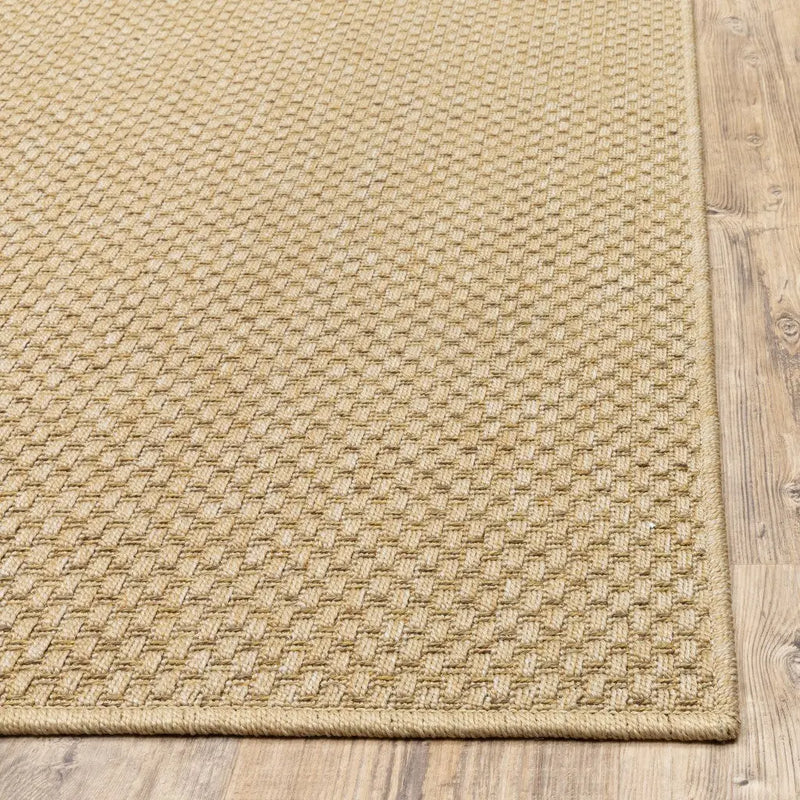 8' X 11' Beige Indoor Outdoor Area Rug Homeroots Outdoor