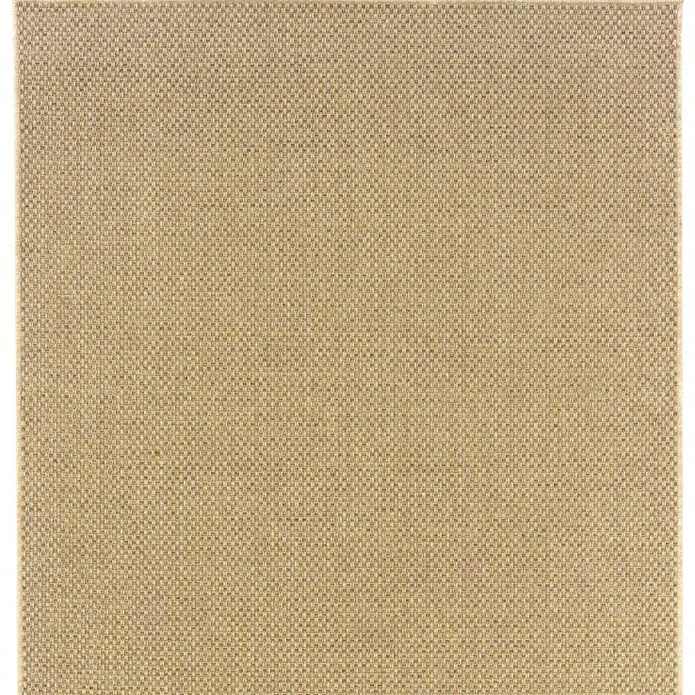 8' X 11' Beige Indoor Outdoor Area Rug Homeroots Outdoor