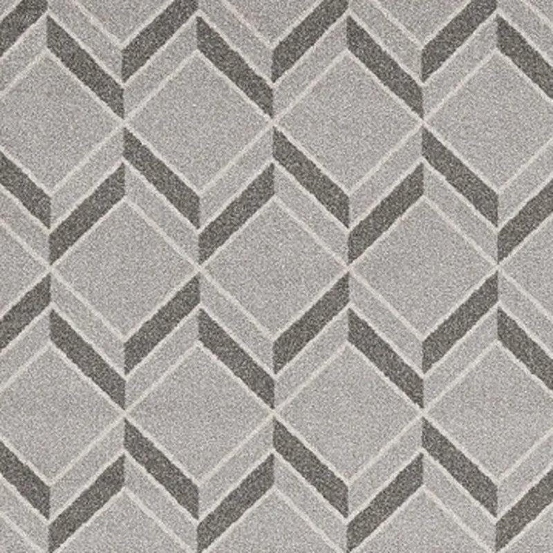 8' X 11' Gray Geometric Indoor Outdoor Area Rug Homeroots Outdoor