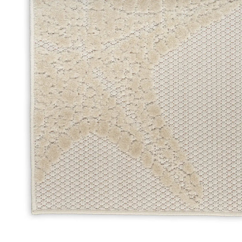 8' X 11' Ivory Yellow Orange And Green Starfish Indoor Outdoor Area Rug Homeroots Outdoor