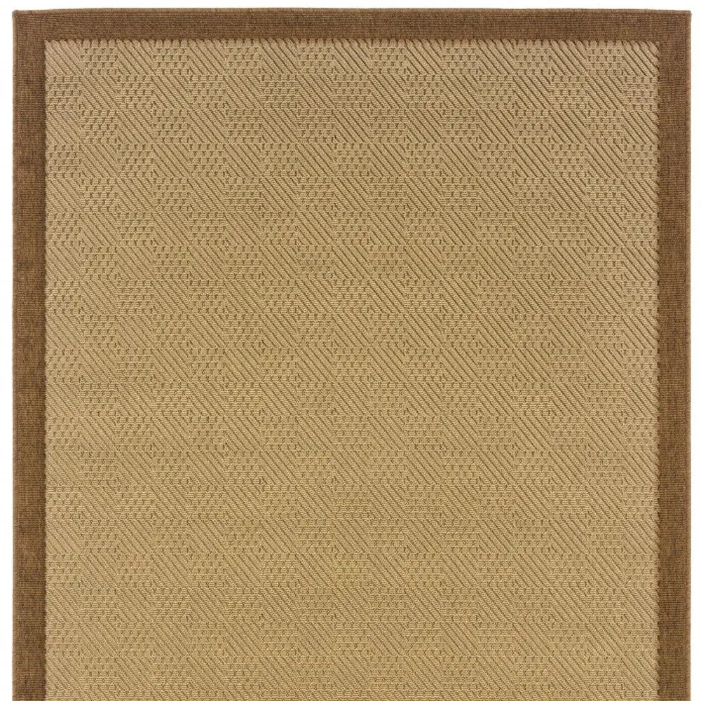 8' X 13' Beige Indoor Outdoor Area Rug Homeroots Outdoor