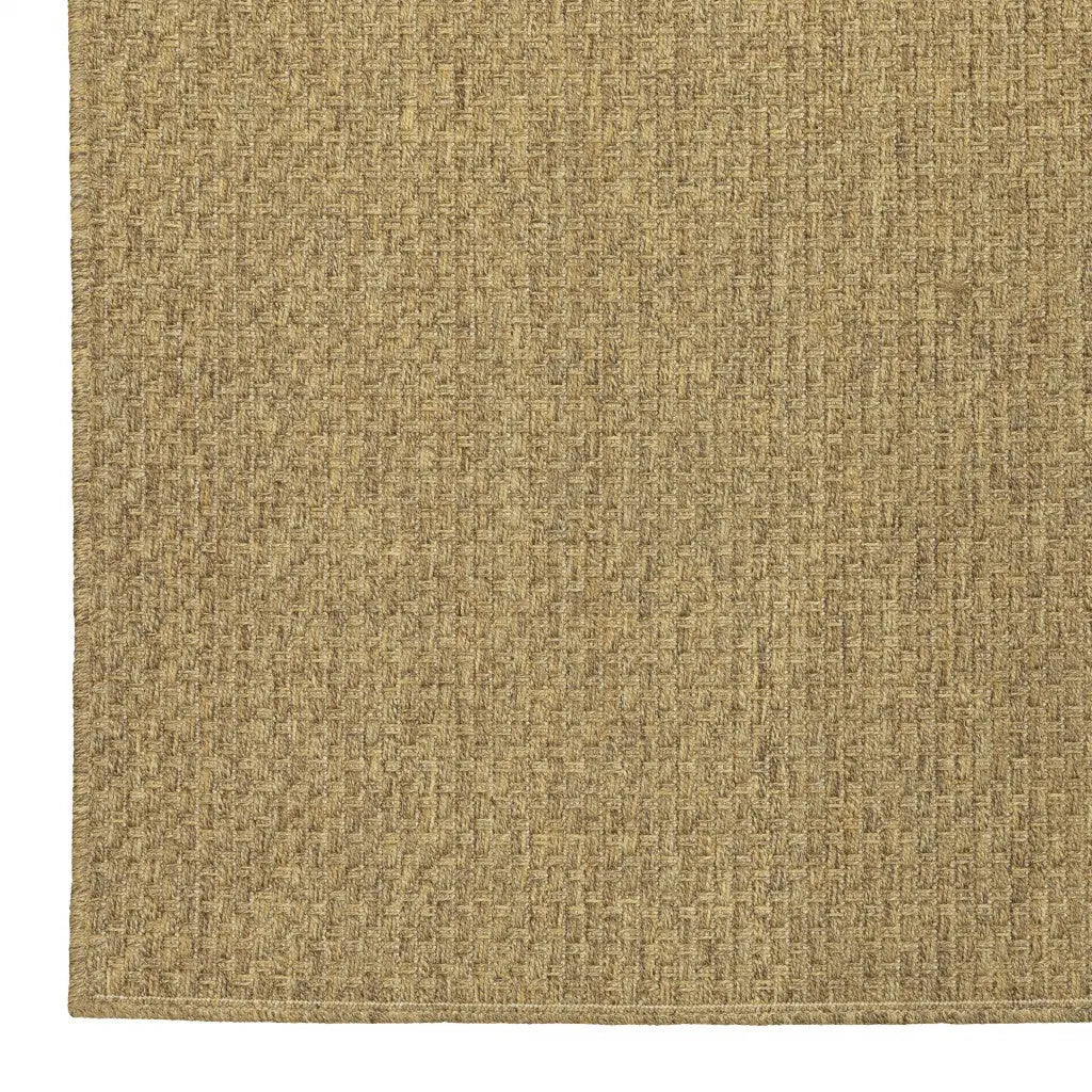 8' X 13' Tan Indoor Outdoor Area Rug Homeroots Outdoor