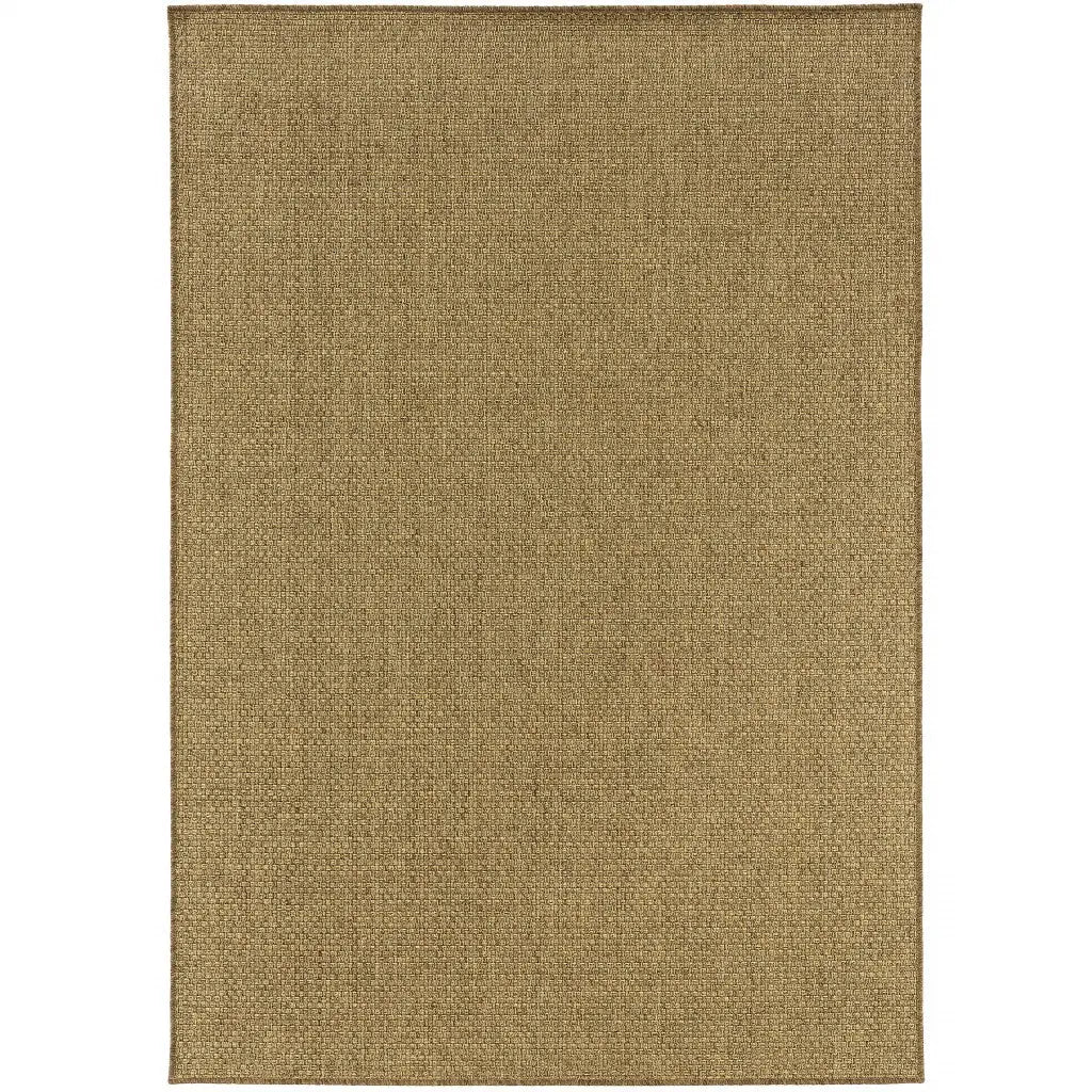 8' X 13' Tan Indoor Outdoor Area Rug Homeroots Outdoor