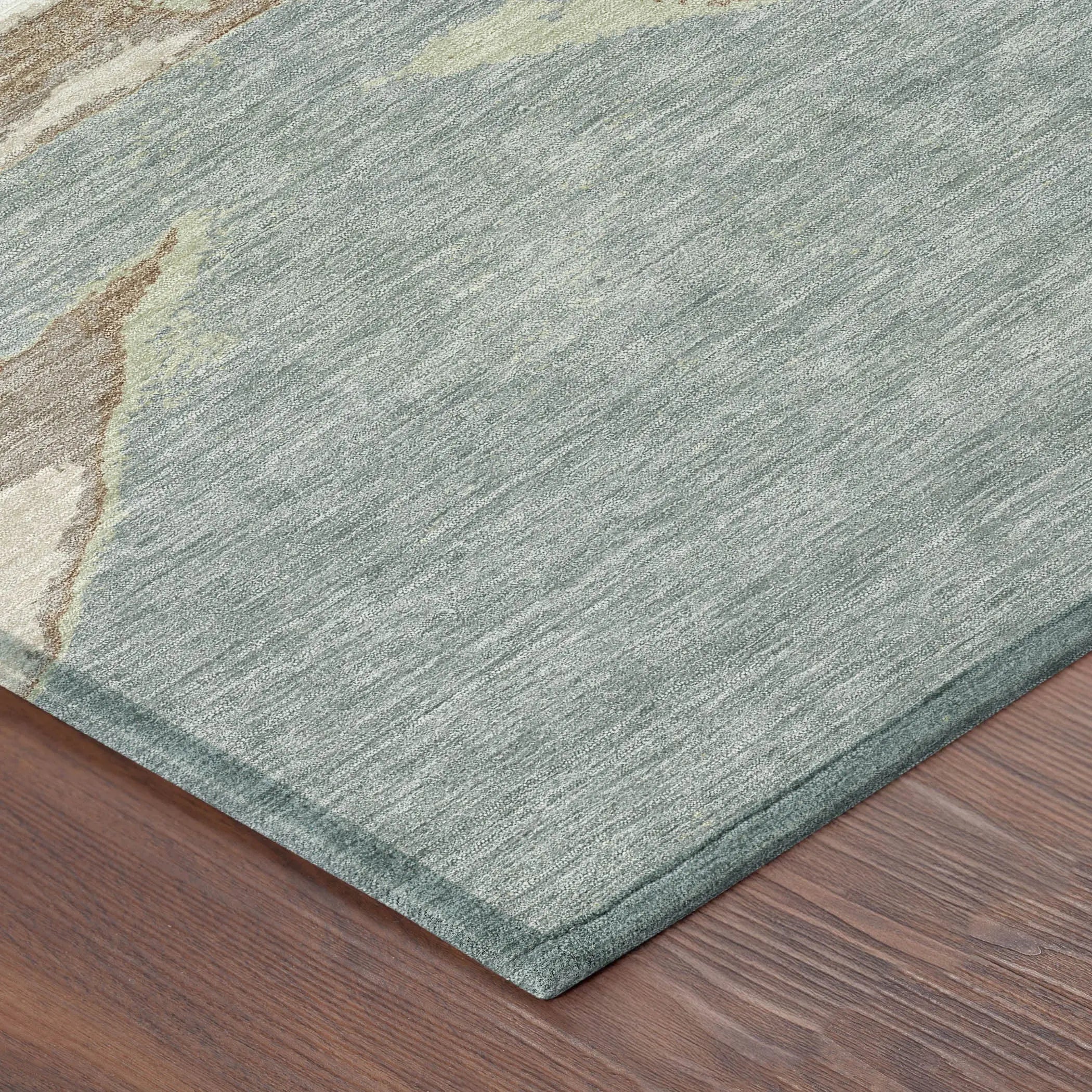 8' X 8' Ivory And Beige Round Abstract Washable Indoor Outdoor Area Rug Homeroots Outdoor