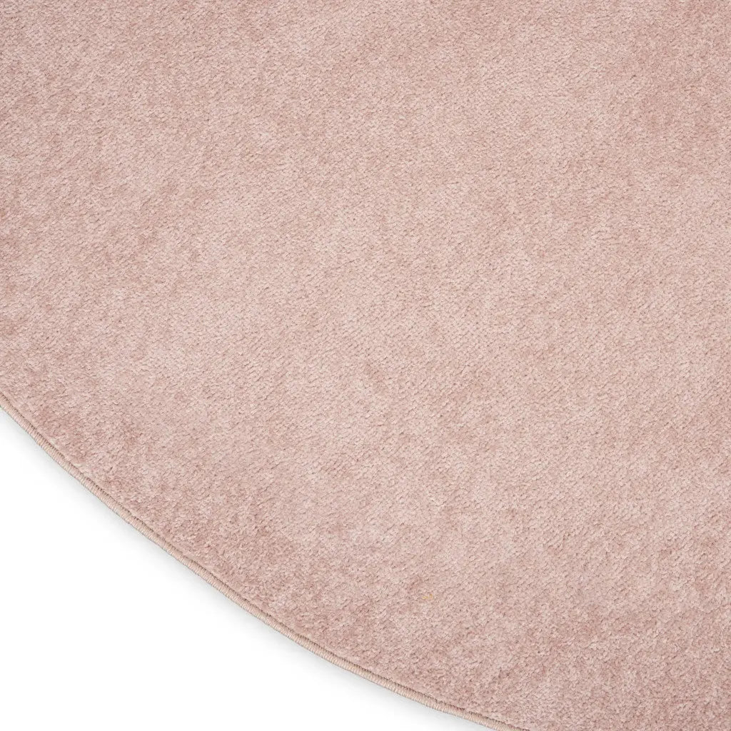 8' X 8' Pink Round Indoor Outdoor Area Rug - GreatEagleInc