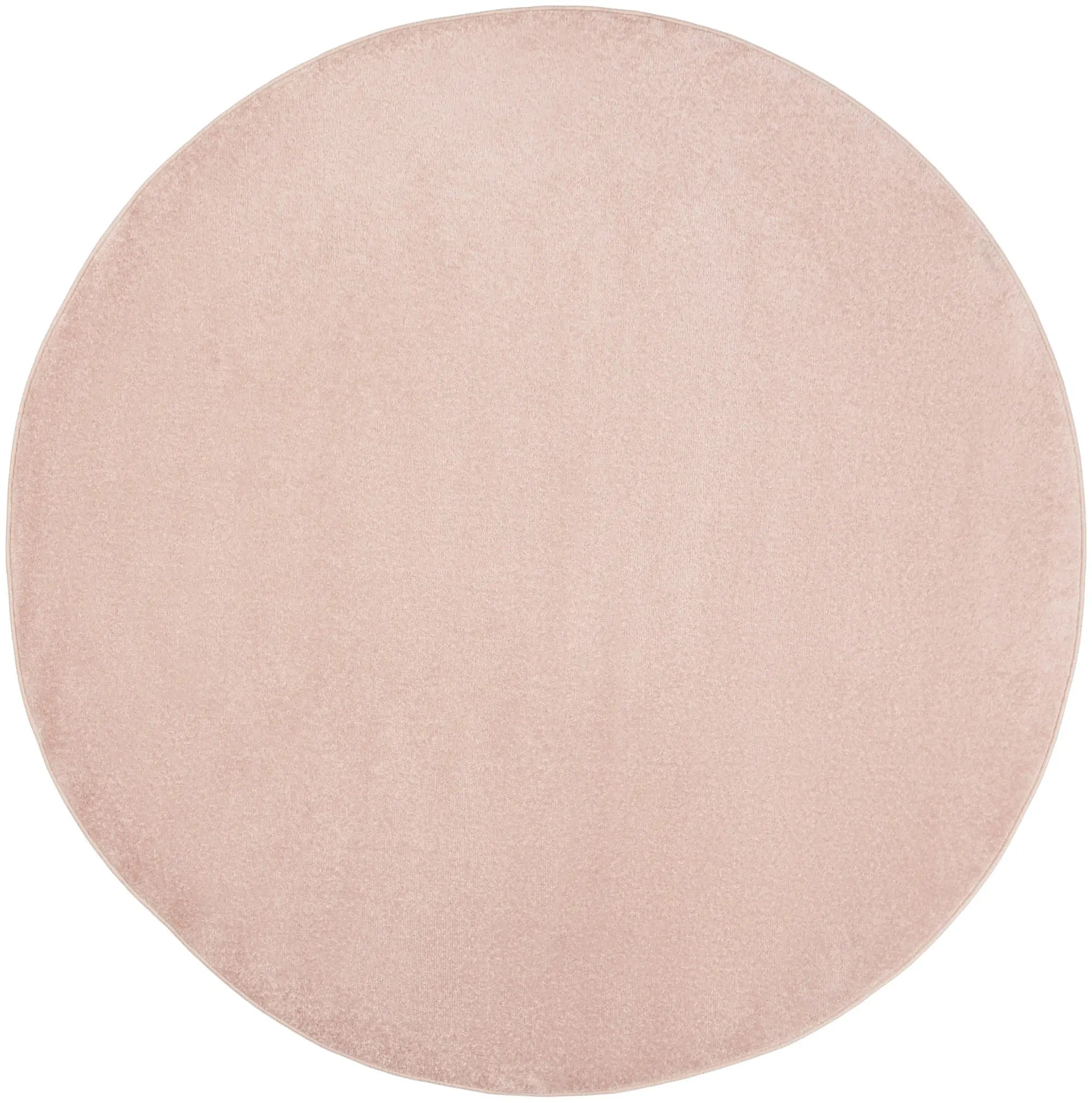 8' X 8' Pink Round Indoor Outdoor Area Rug - GreatEagleInc