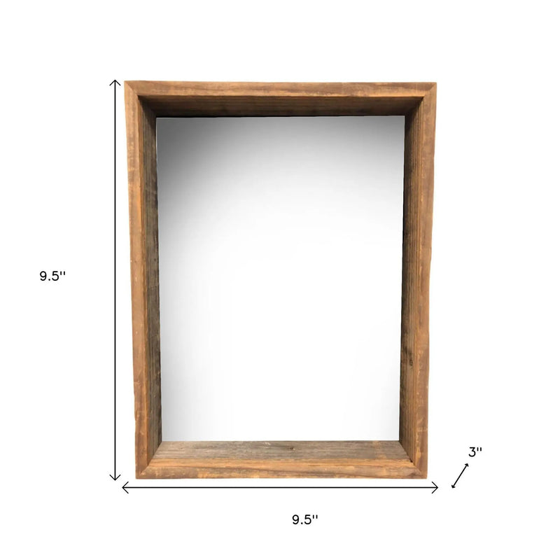 8" x 8" Gray Solid Wood Tabletop Picture Frame - GreatEagleInc