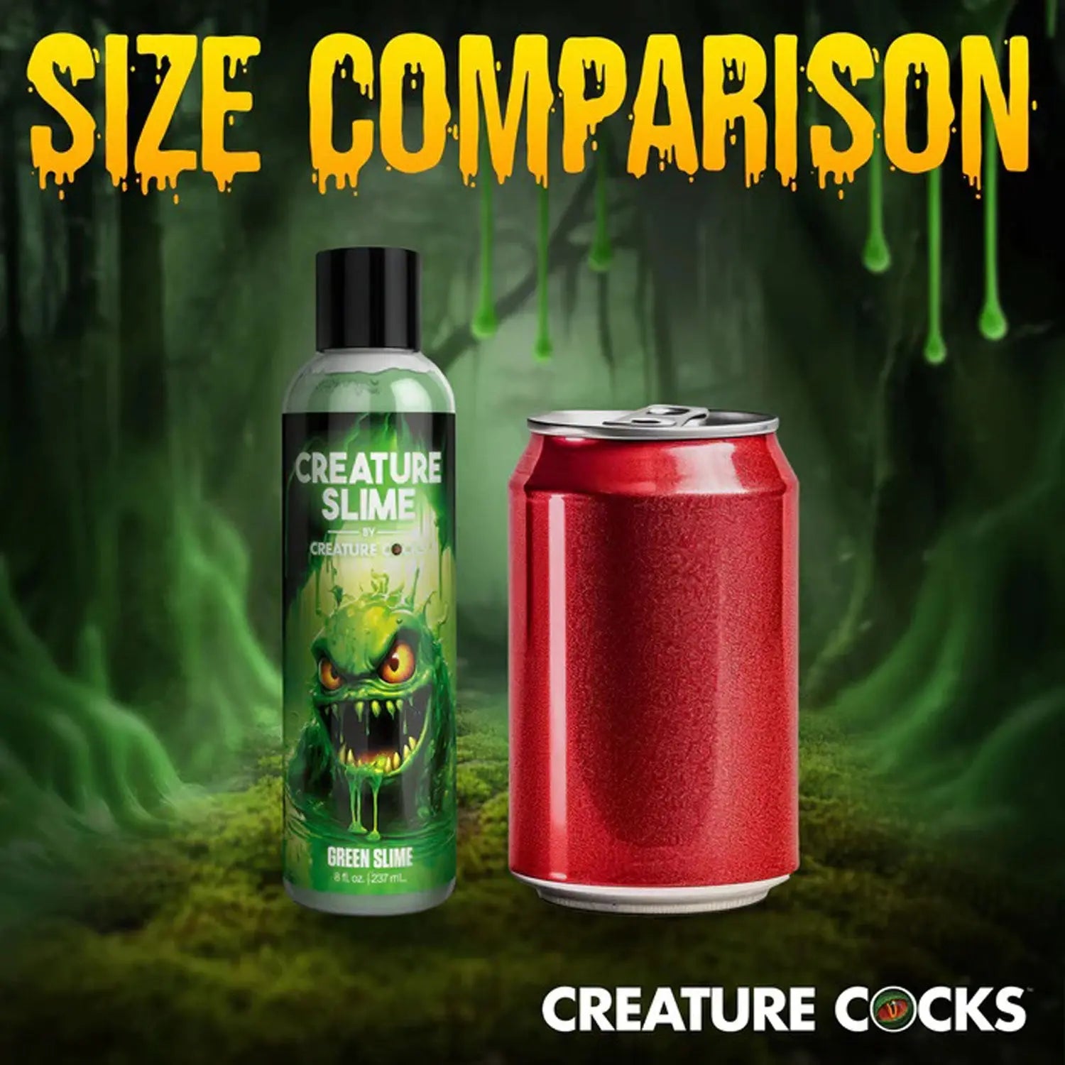 8oz Creature Slime Green Slime Water-Based - Lubricant XR Brands Creature Cocks
