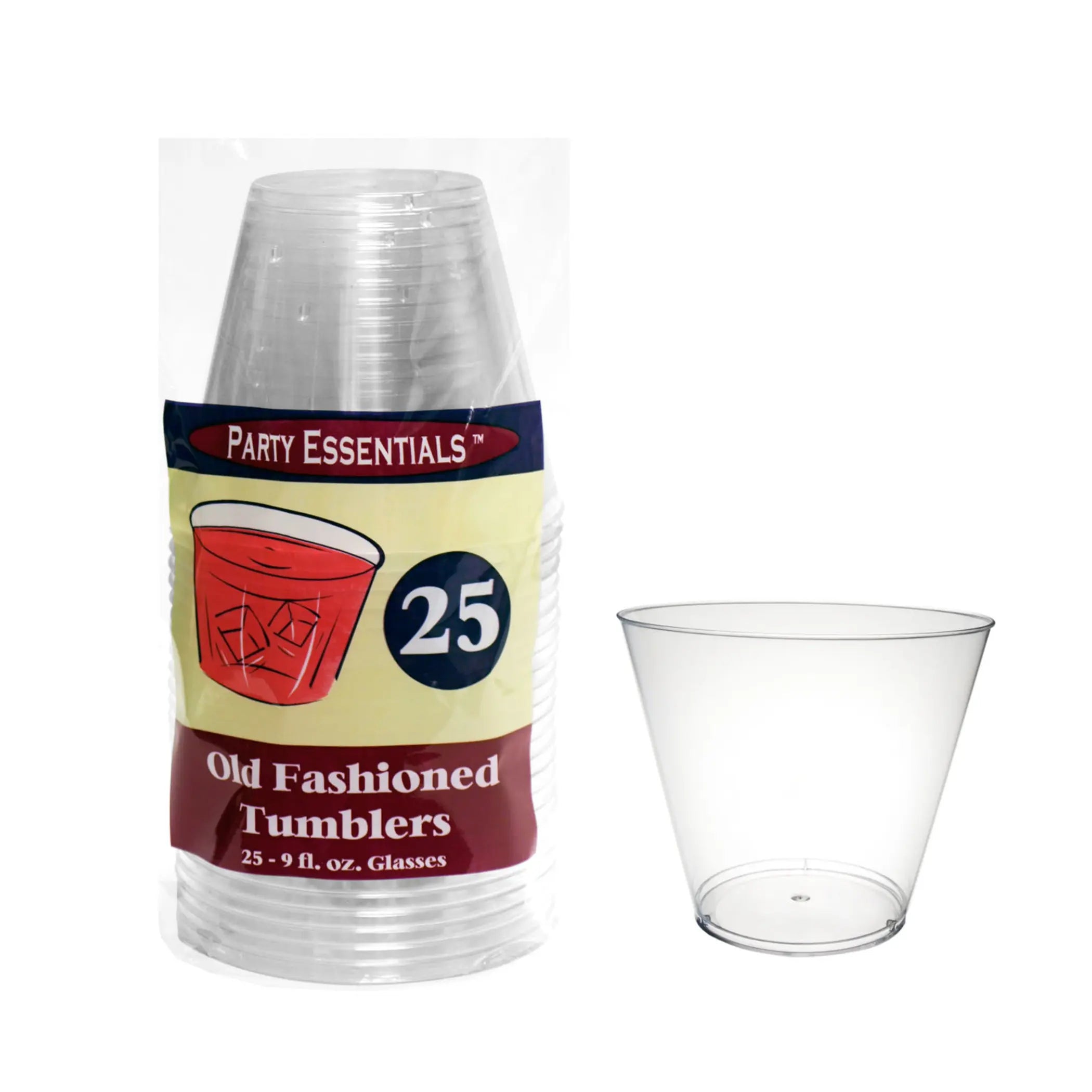 9 oz. Hard Plastic Tumblers Distributed