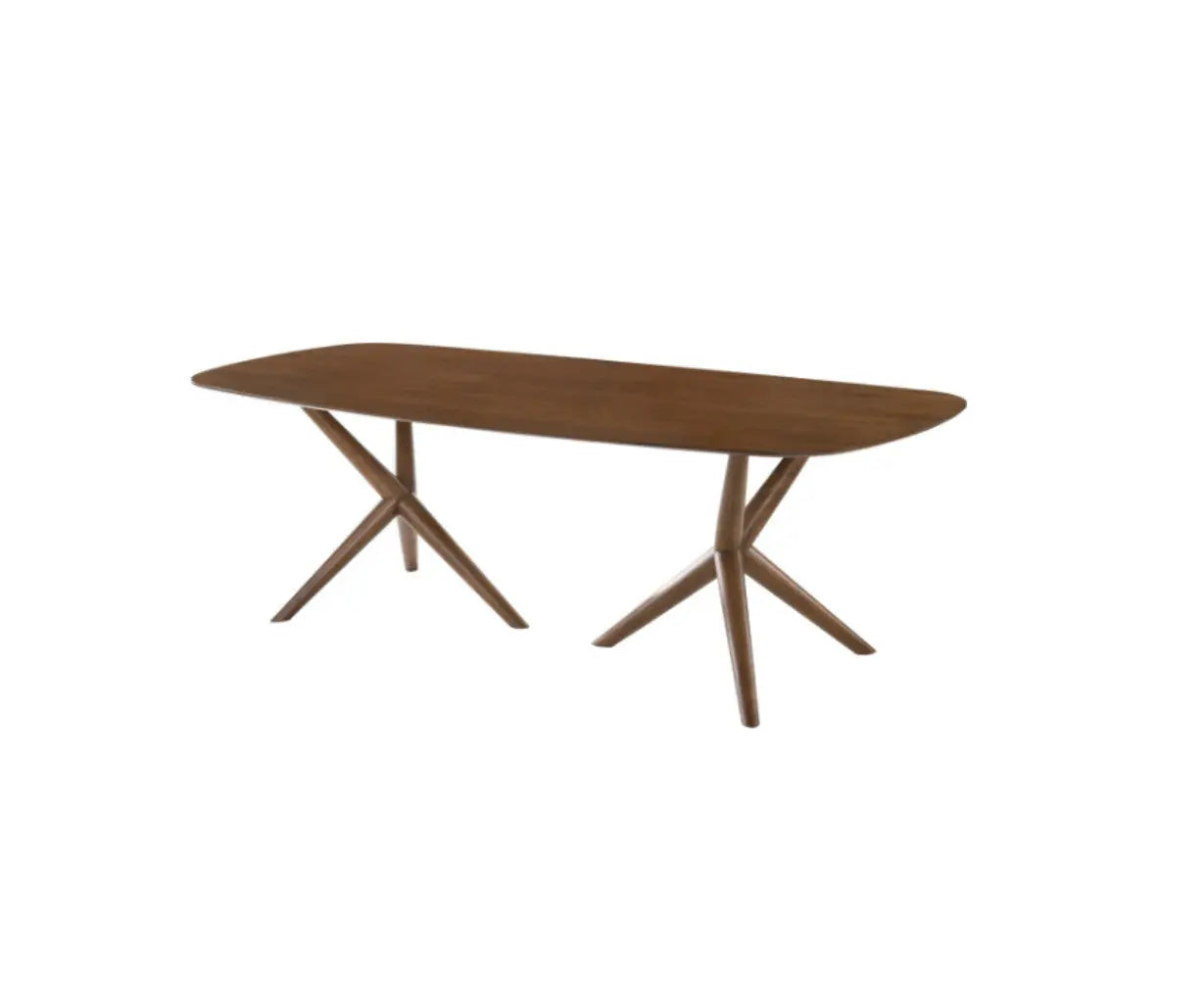95" Brown Solid Manufactured Wood Dining Table Homeroots Kitchen & Dining