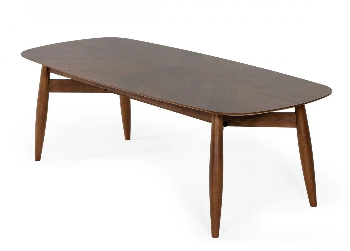 95" Brown Solid Wood Dining Table Homeroots Kitchen & Dining