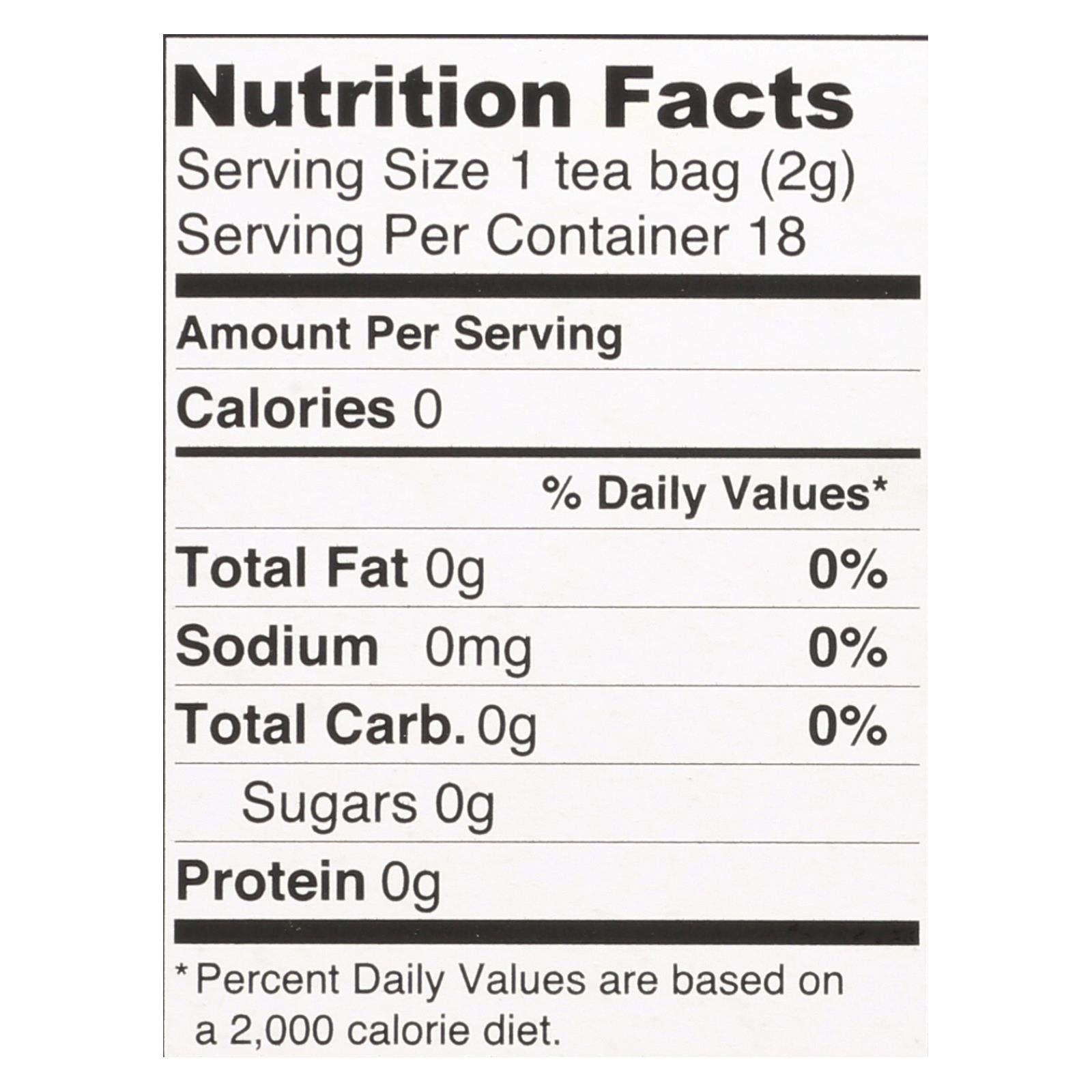 Buddha Teas -tea - Turmeric Ginger Tea - Case Of 6 - 18 Bag Buddha Teas