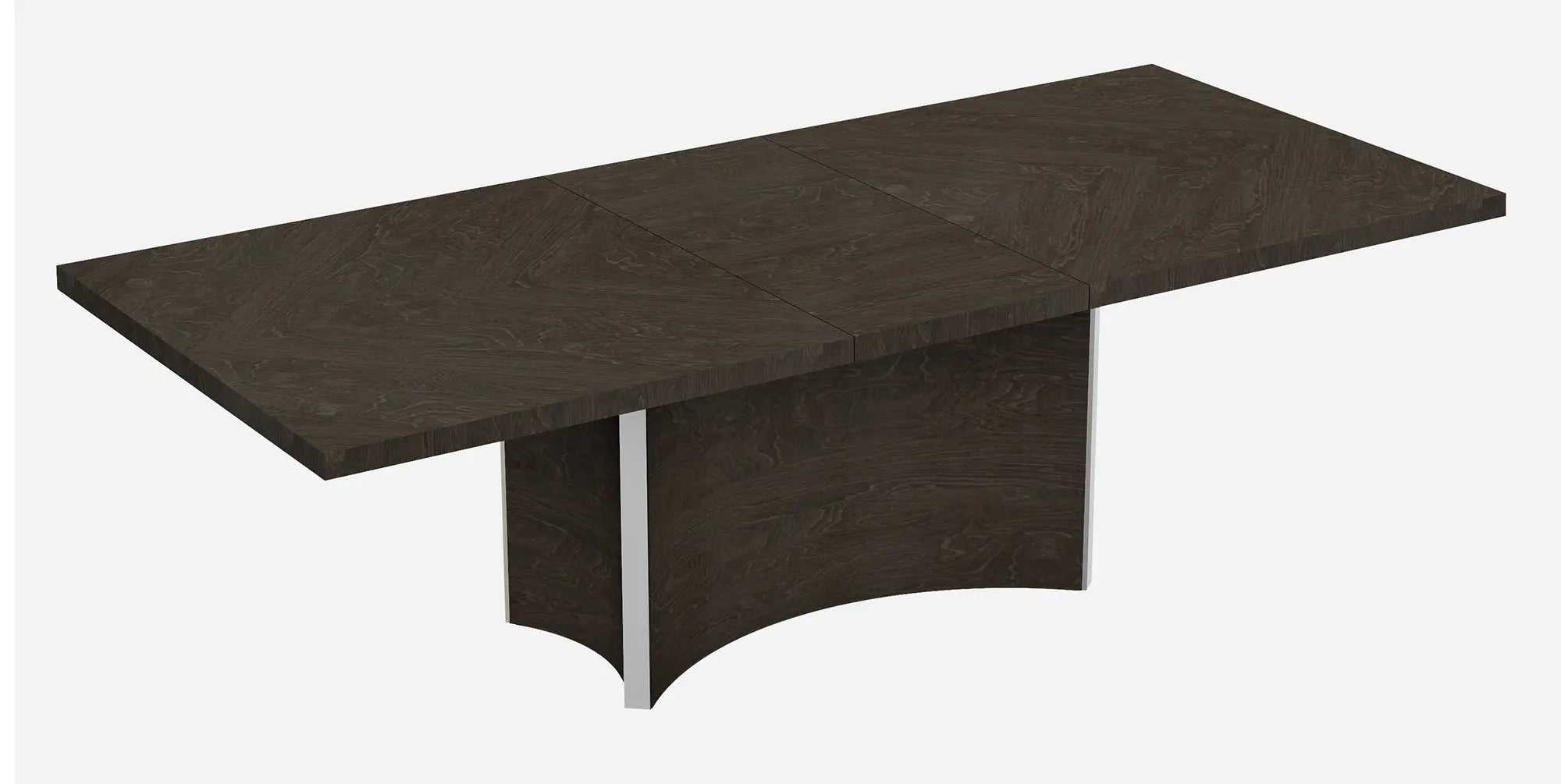 99" Gray Brown Solid Wood Dining Table Homeroots Kitchen & Dining