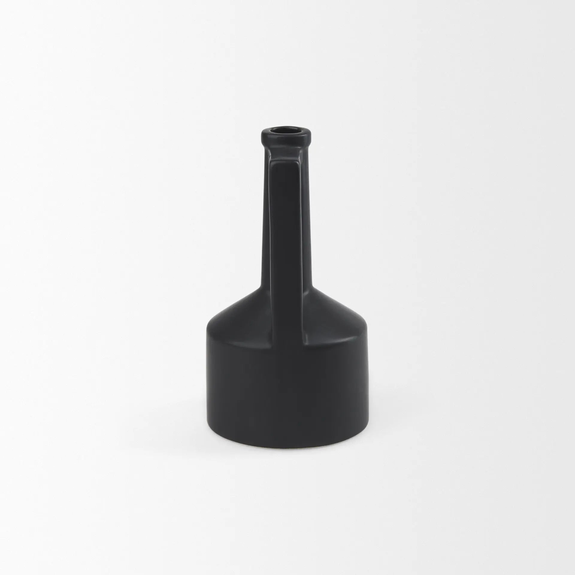 9" Black Ceramic Table Vase Homeroots Home Decor