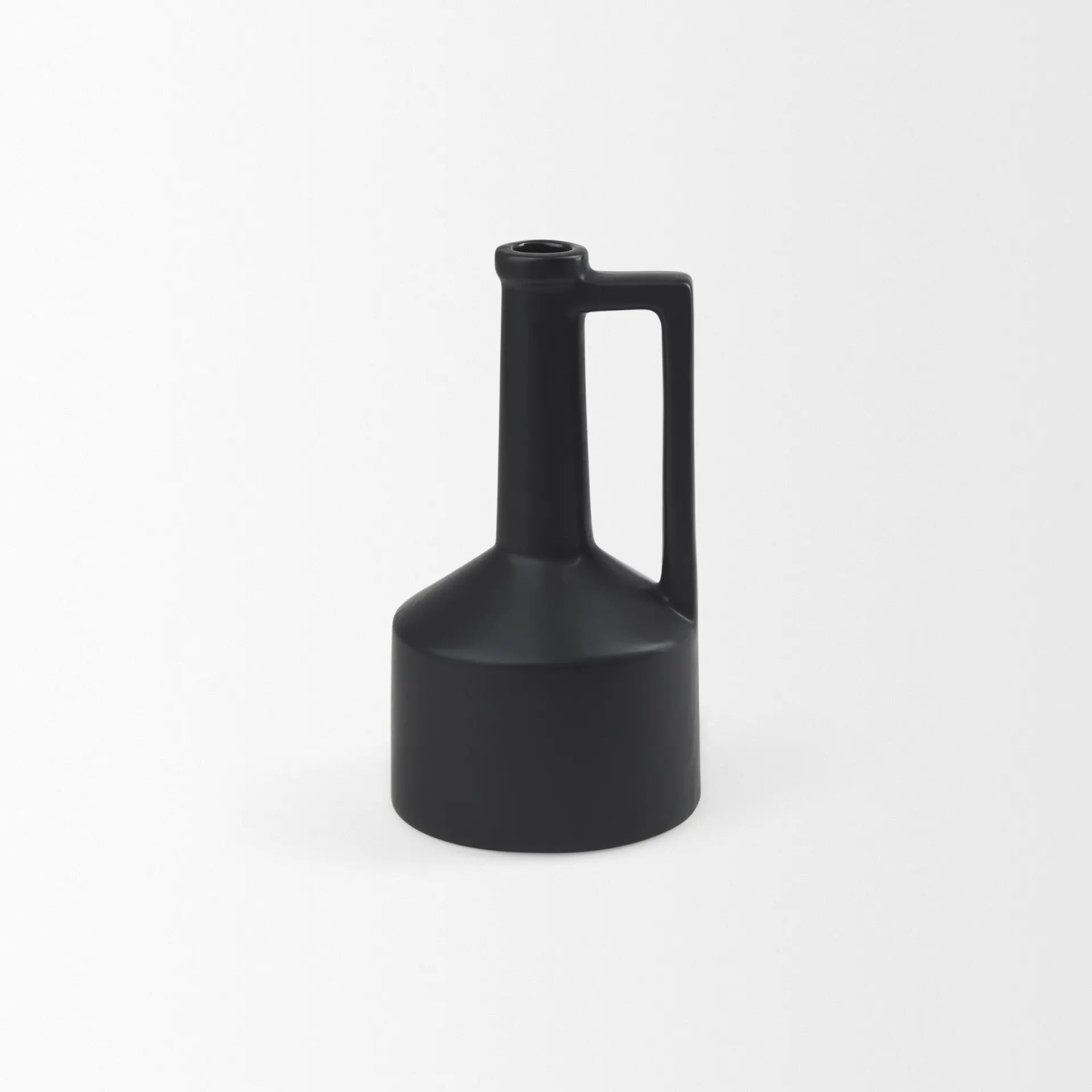 9" Black Ceramic Table Vase Homeroots Home Decor