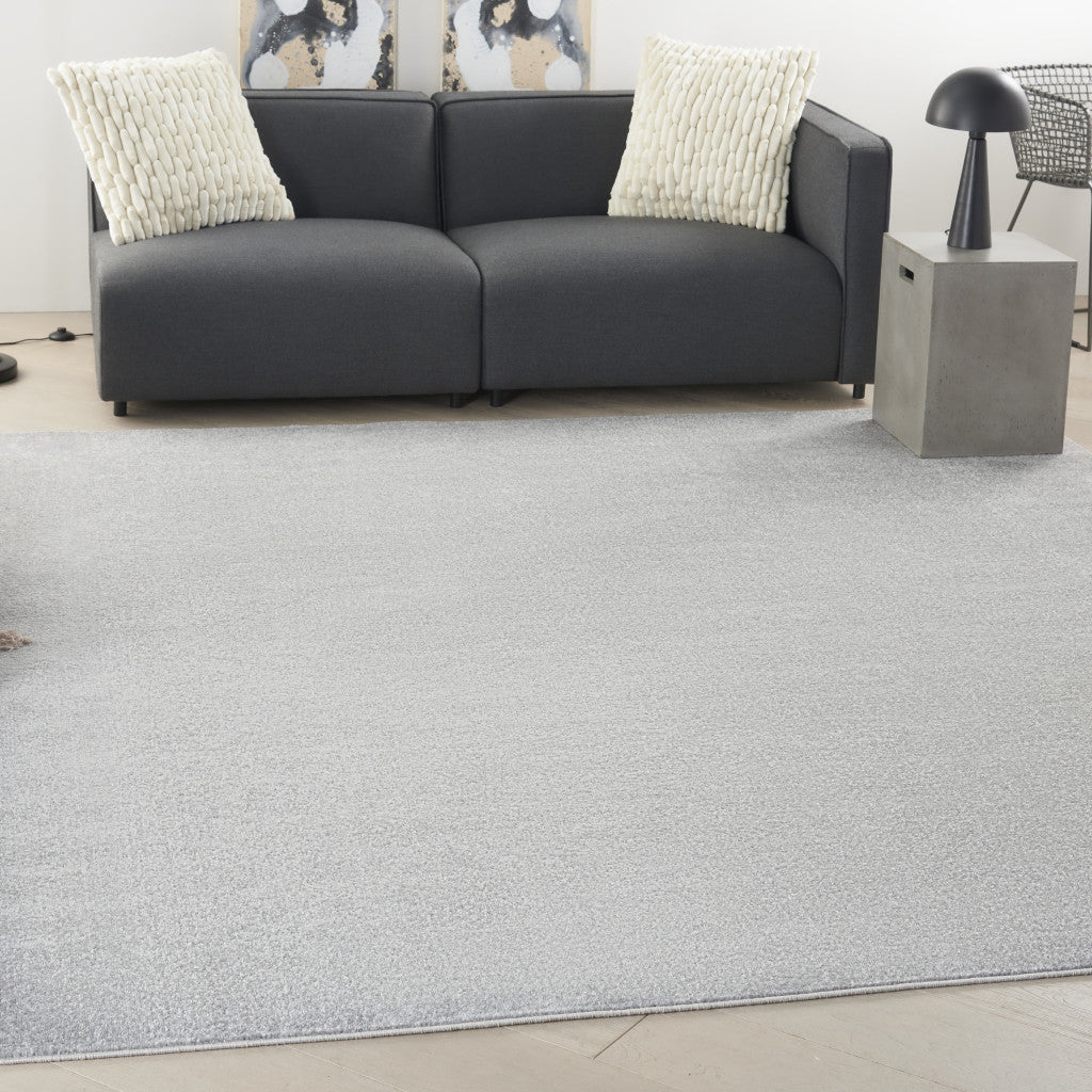 9' Gray Square Indoor Outdoor Area Rug - GreatEagleInc