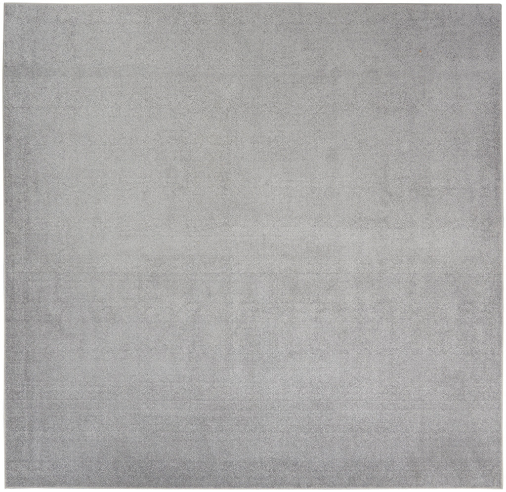 9' Gray Square Indoor Outdoor Area Rug - GreatEagleInc
