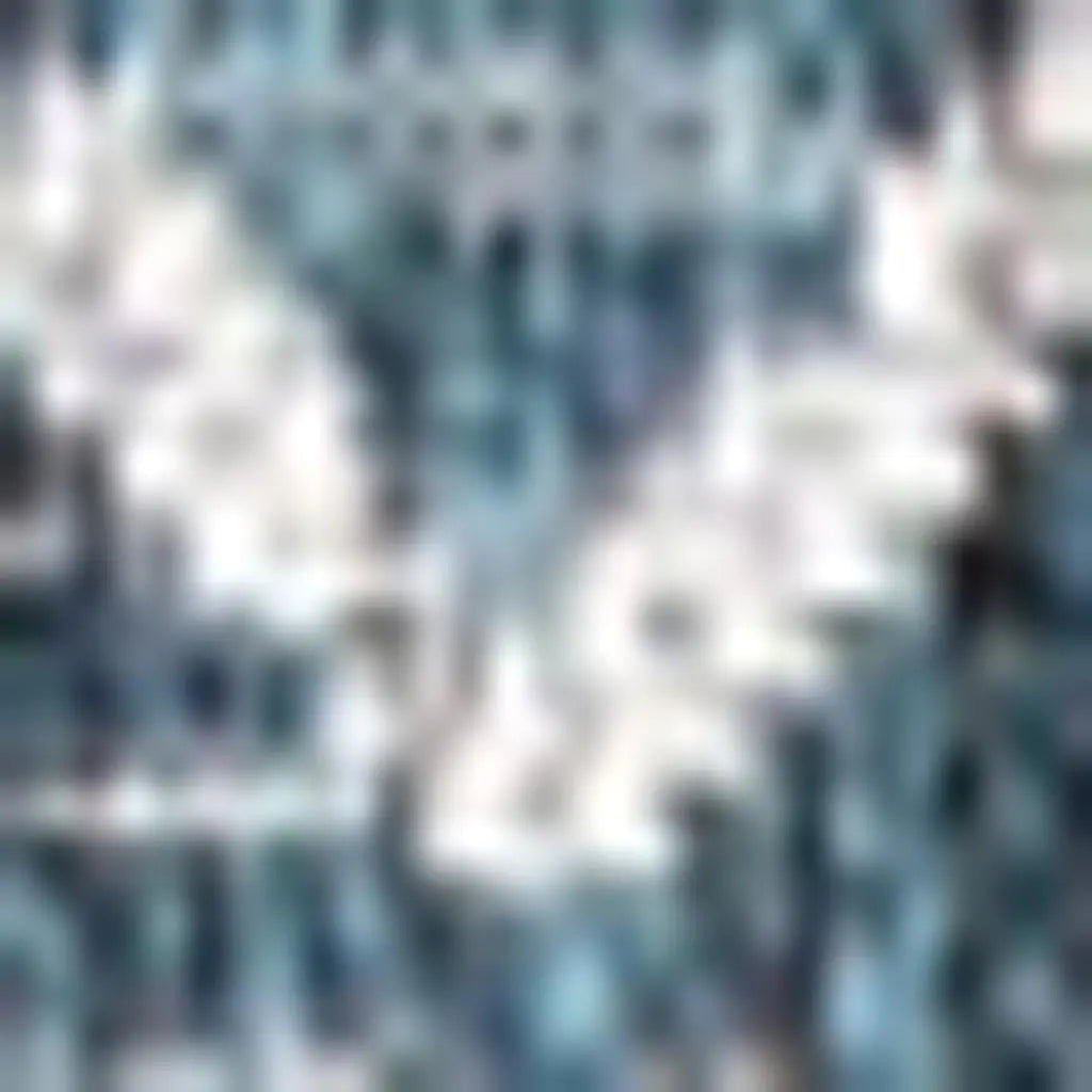 9' Teal Blue And Gray Square Trellis Indoor Outdoor Area Rug Homeroots Outdoor