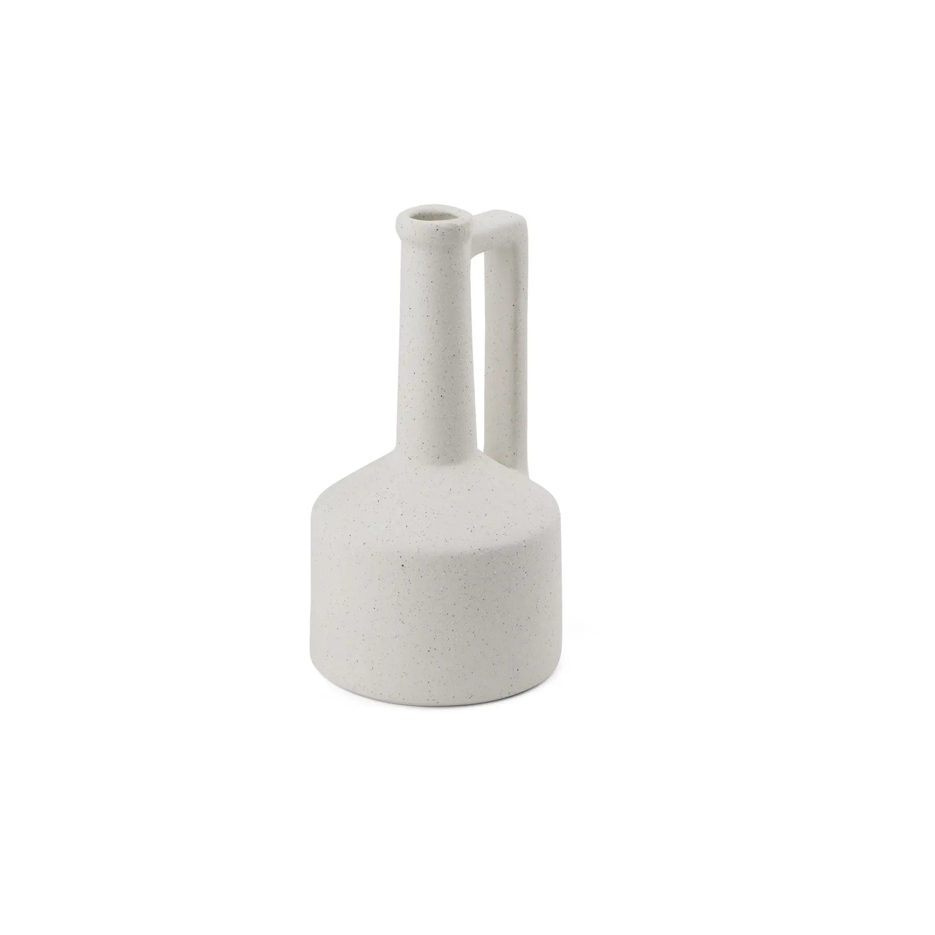 9" White Ceramic Table Vase Homeroots Home Decor