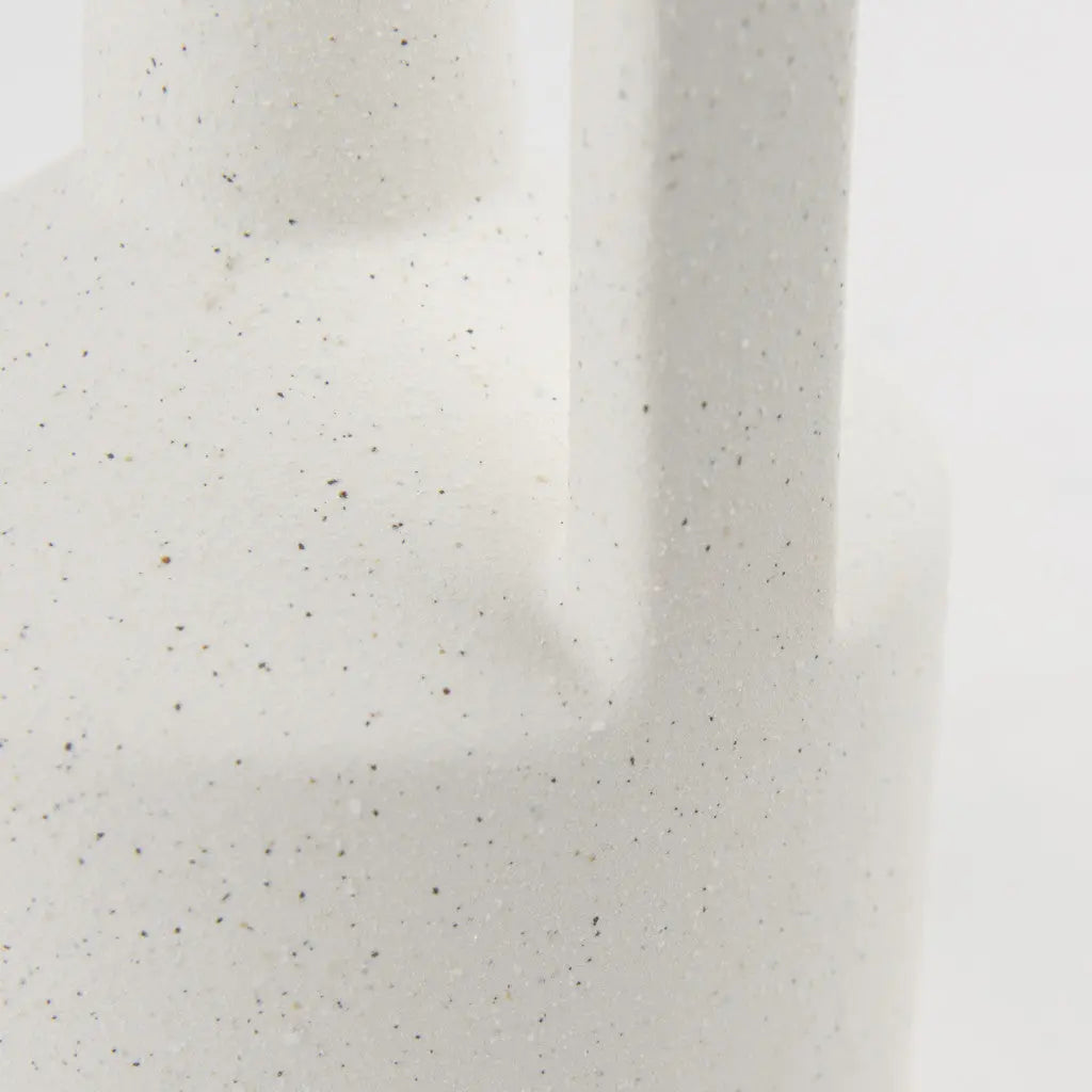 9" White Ceramic Table Vase Homeroots Home Decor