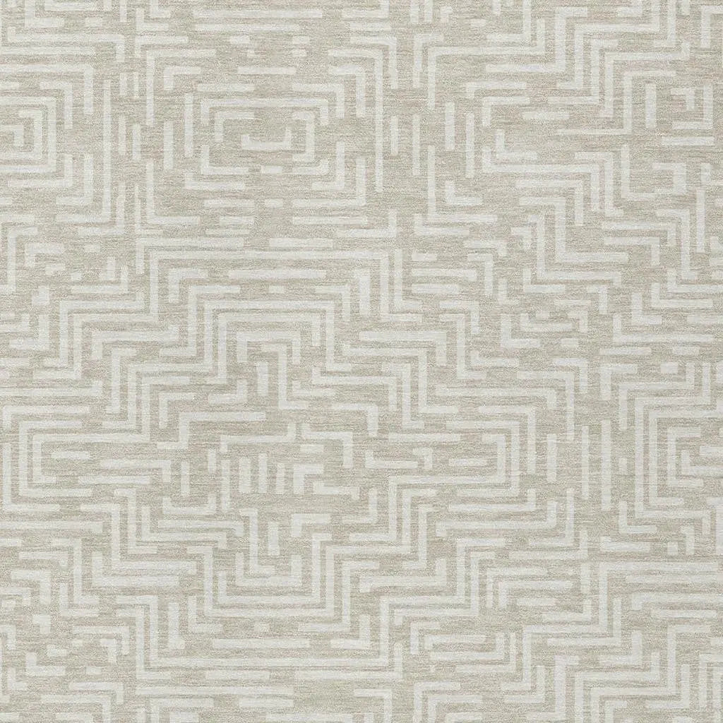 9' X 12' Beige And Blue Geometric Washable Indoor Outdoor Area Rug Homeroots Outdoor