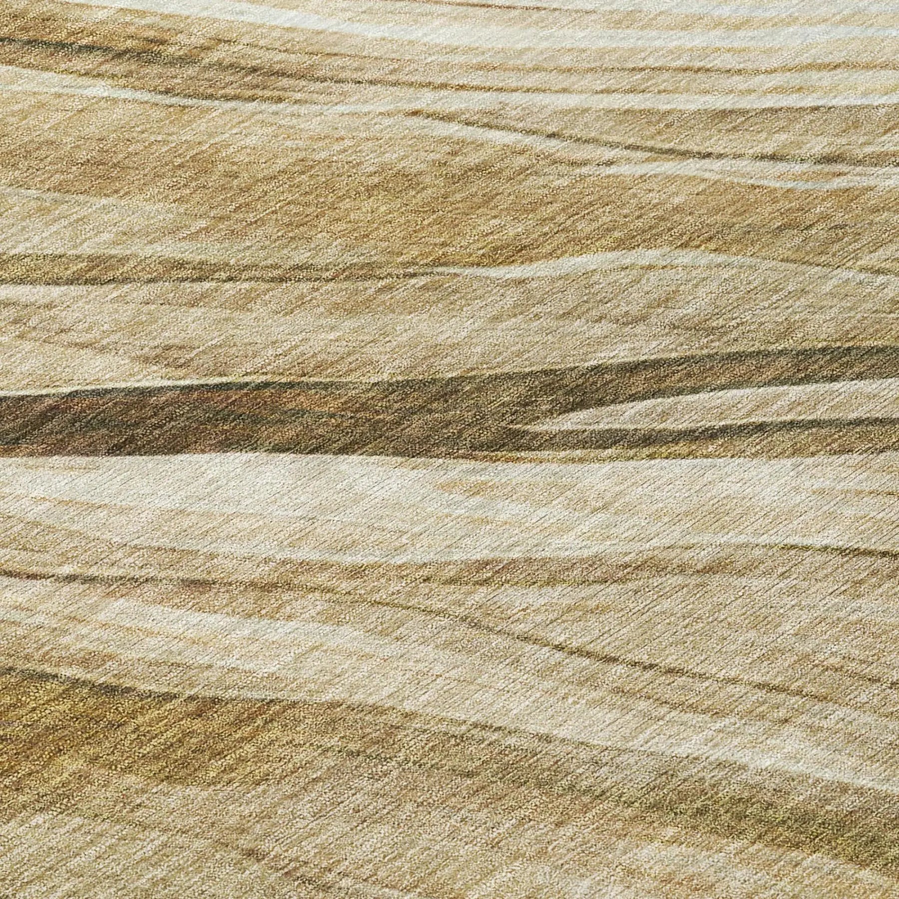 9' X 12' Beige And Brown Abstract Washable Indoor Outdoor Area Rug Homeroots Outdoor