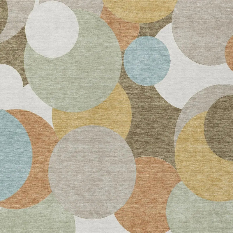 9' X 12' Beige And Brown Geometric Washable Indoor Outdoor Area Rug Homeroots Outdoor