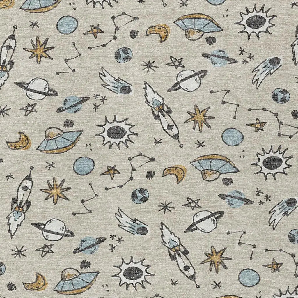 9' X 12' Beige And Gray Animal Print Washable Indoor Outdoor Area Rug Homeroots Outdoor