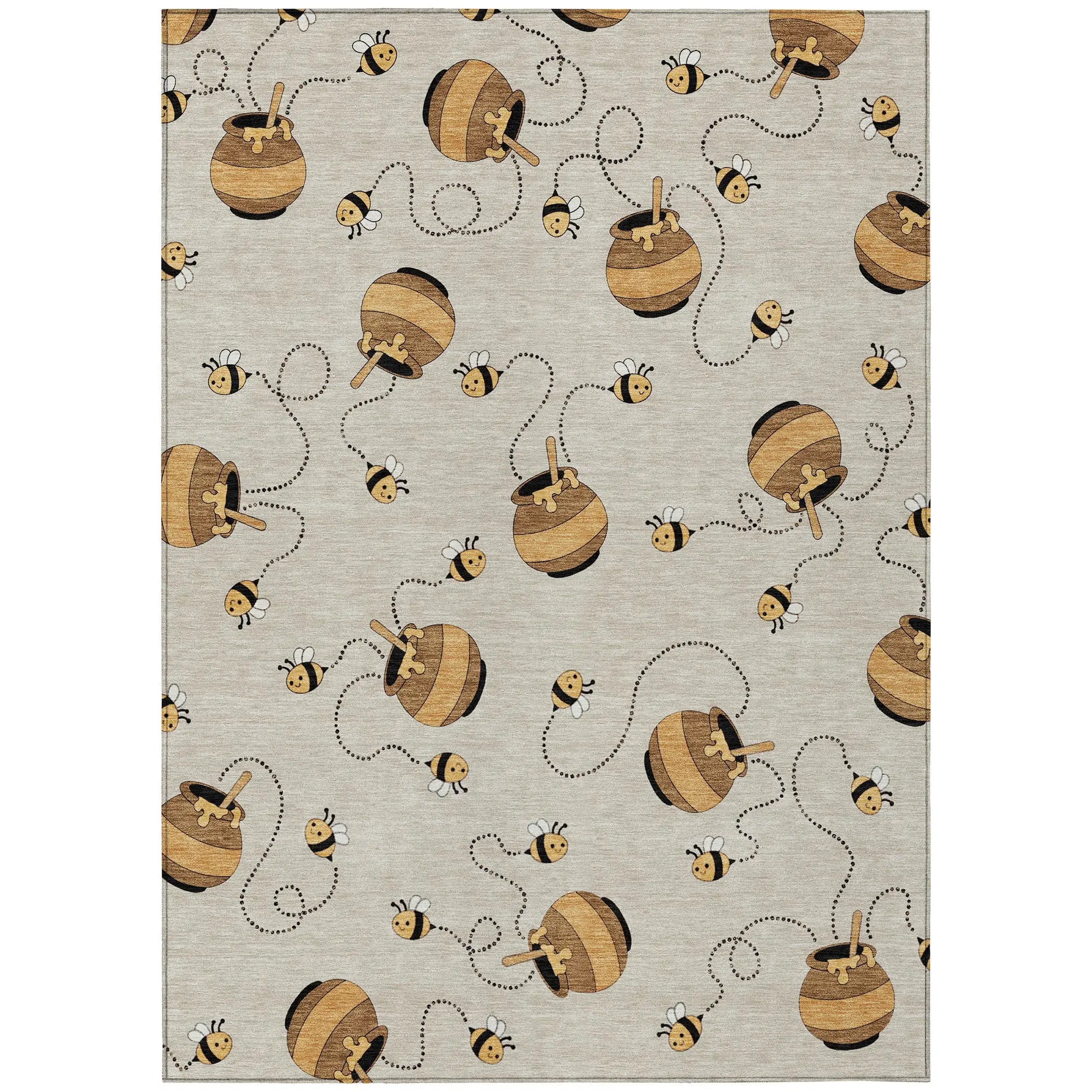 9' X 12' Beige And Ivory Geometric Washable Indoor Outdoor Area Rug Homeroots Outdoor
