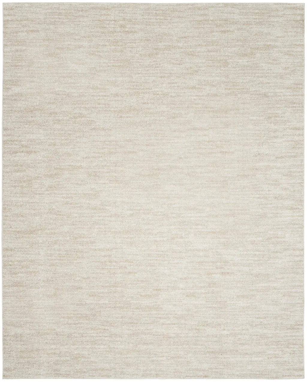 9' X 12' Beige And Ivory Indoor Outdoor Area Rug - GreatEagleInc