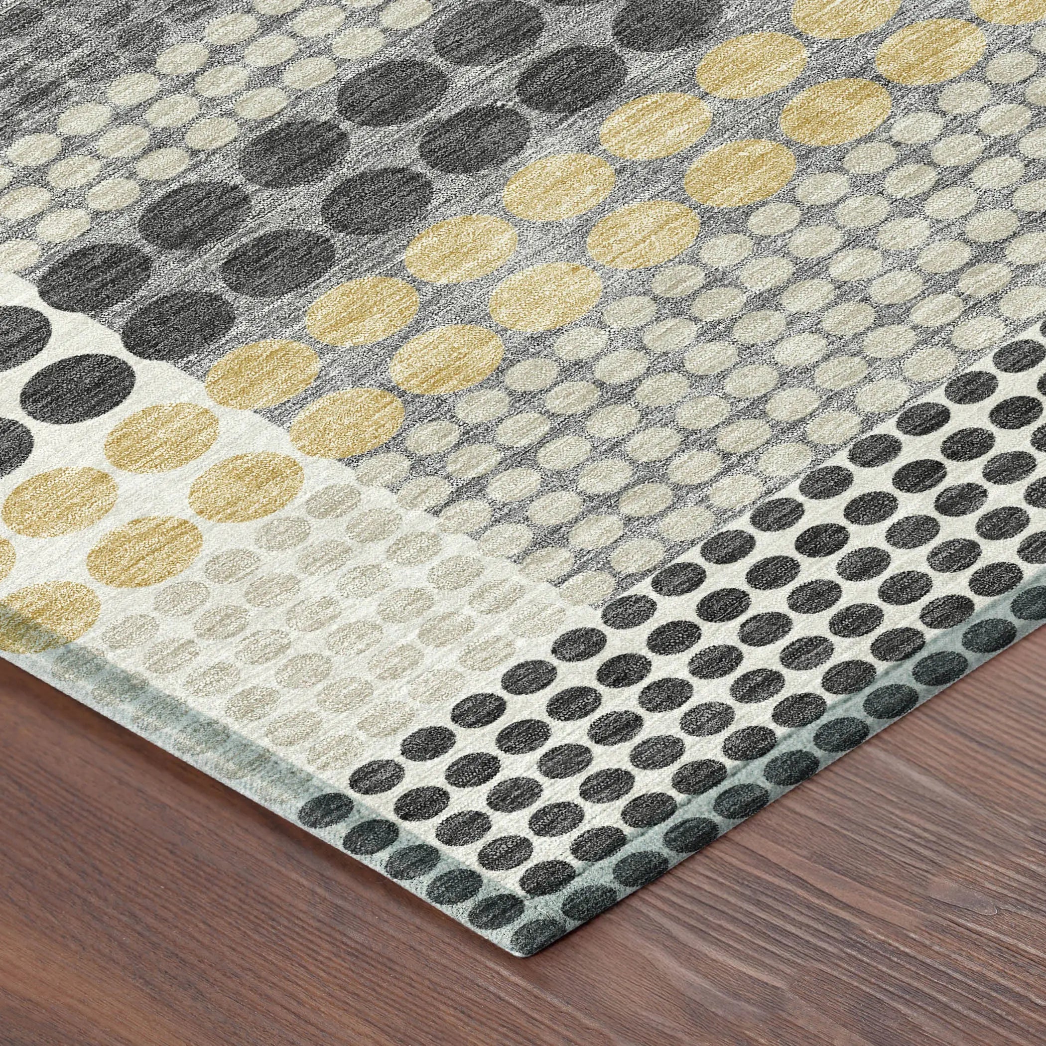 9' X 12' Black And Gray Geometric Washable Indoor Outdoor Area Rug Homeroots Outdoor