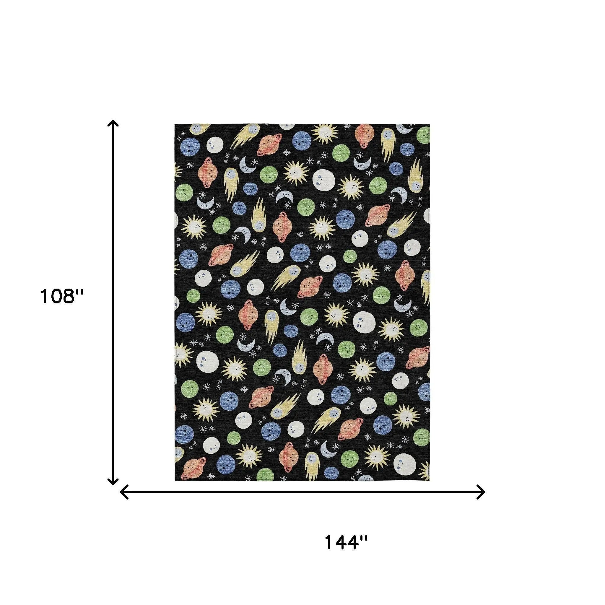 9' X 12' Black And Ivory Geometric Washable Indoor Outdoor Area Rug Homeroots Outdoor