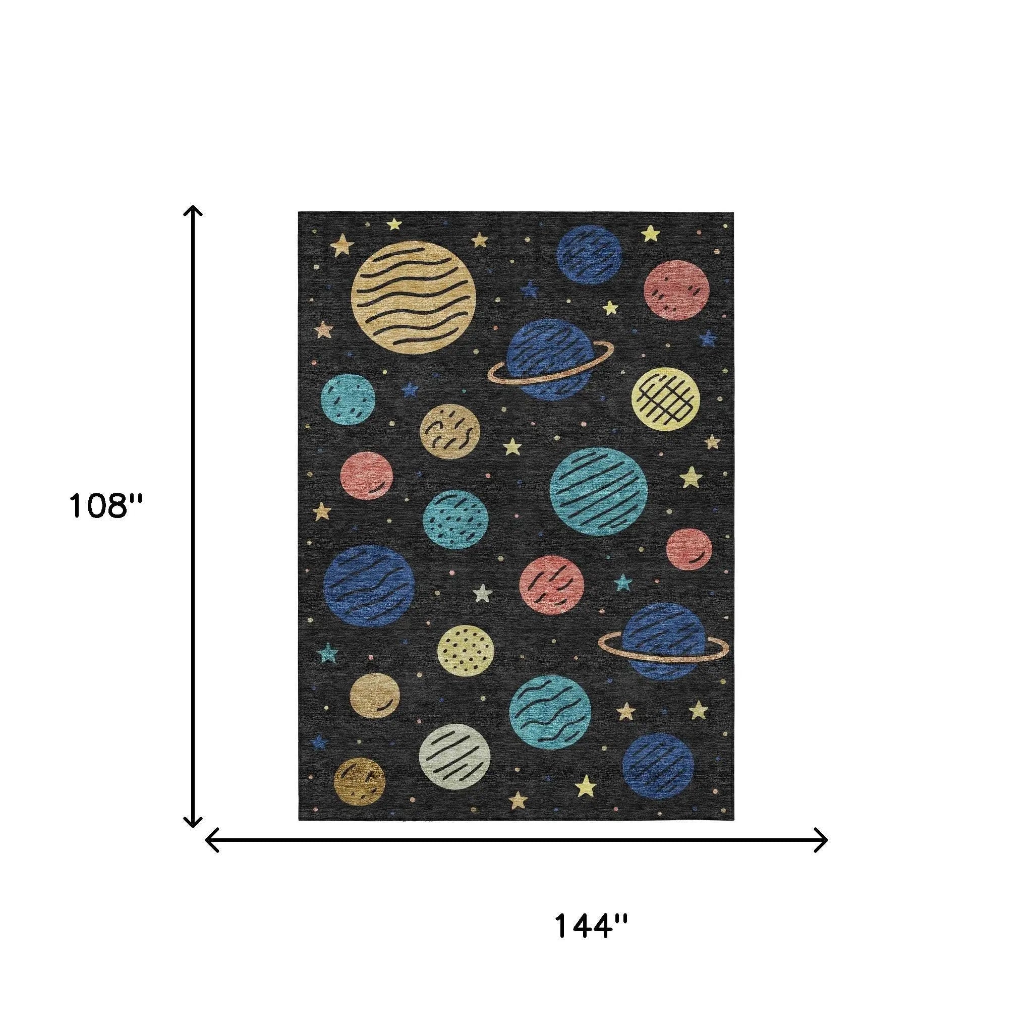 9' X 12' Black And Navy Blue Floral Washable Indoor Outdoor Area Rug Homeroots Outdoor