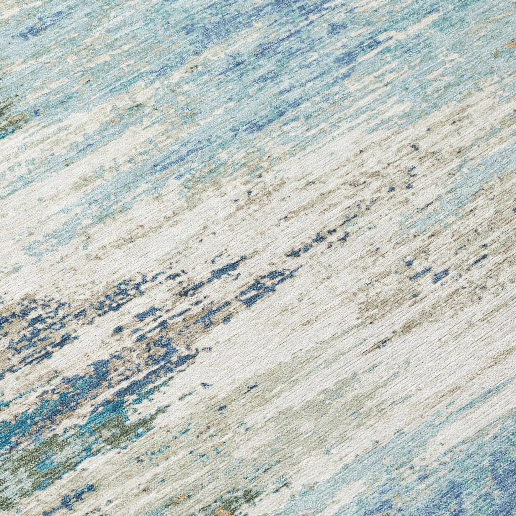 9' X 12' Blue And Pewter Abstract Washable Indoor Outdoor Area Rug Homeroots Outdoor