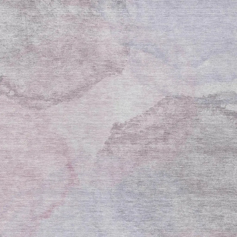 9' X 12' Blush And Gray Abstract Washable Indoor Outdoor Area Rug Homeroots Outdoor