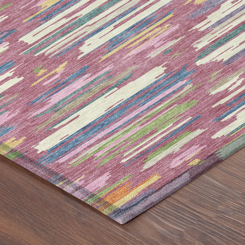 9' X 12' Blush And Ivory Southwestern Washable Indoor Outdoor Area Rug Homeroots Outdoor