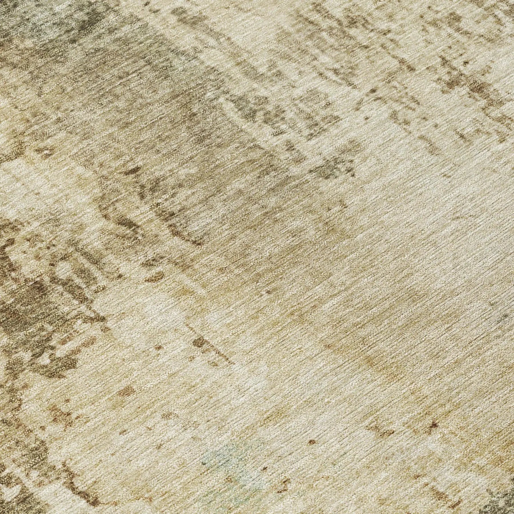 9' X 12' Brown And Green Abstract Washable Indoor Outdoor Area Rug Homeroots Outdoor