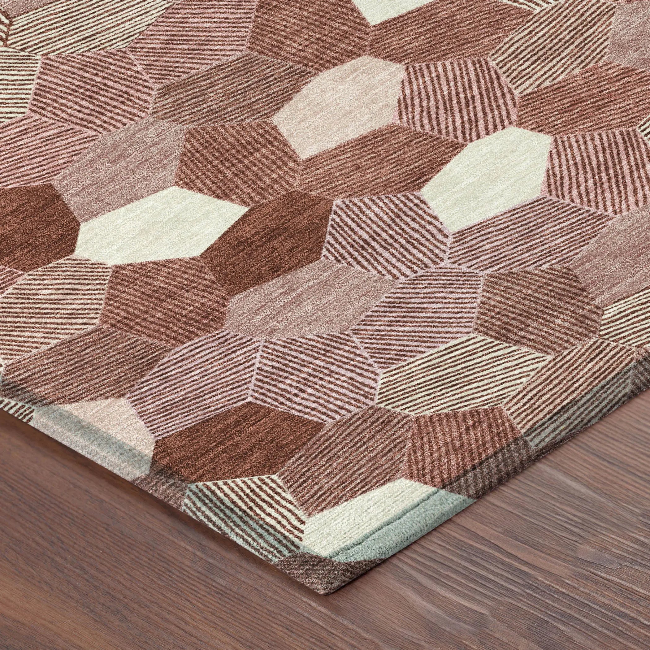 9' X 12' Burgundy And Ivory Geometric Washable Indoor Outdoor Area Rug Homeroots Outdoor